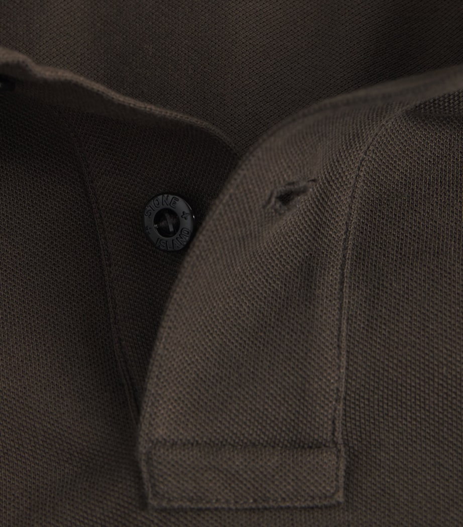 Stone Island Mens Cotton Compass Polo Shirt Image 6
