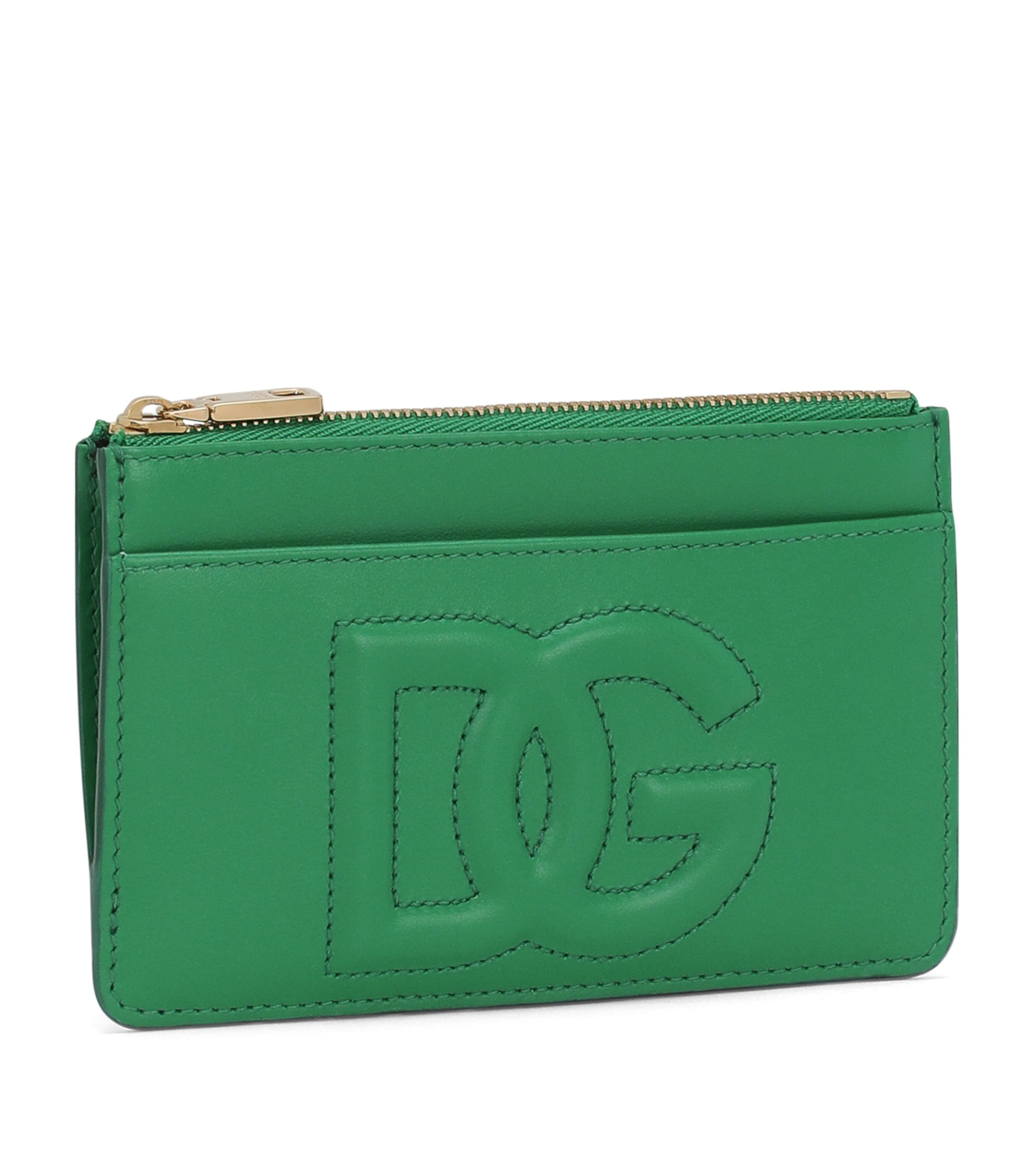 Leather Zip Card Holder 87192-GREEN Image 2