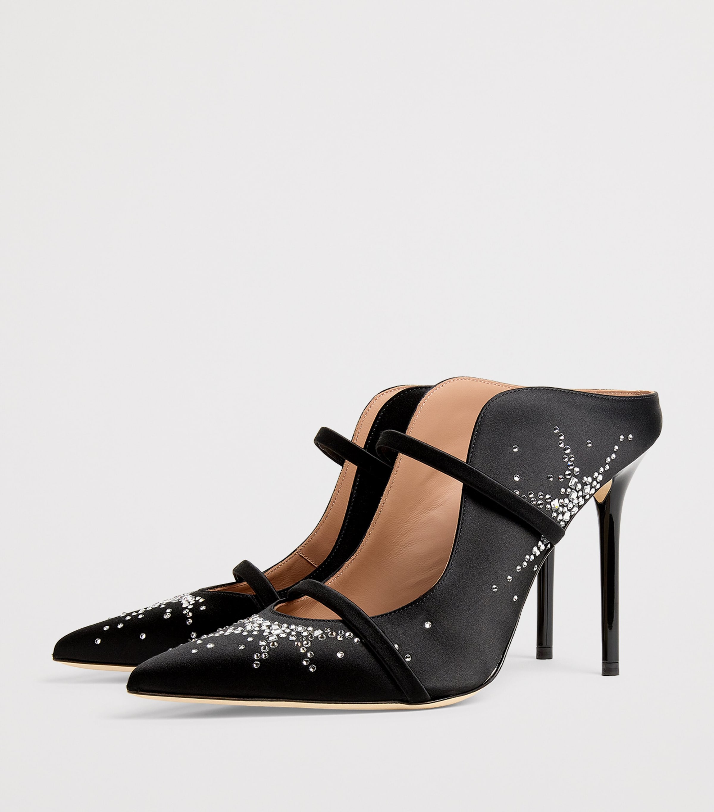 Crystal-Embellished Maureen Mules 100 BLACK Image 3