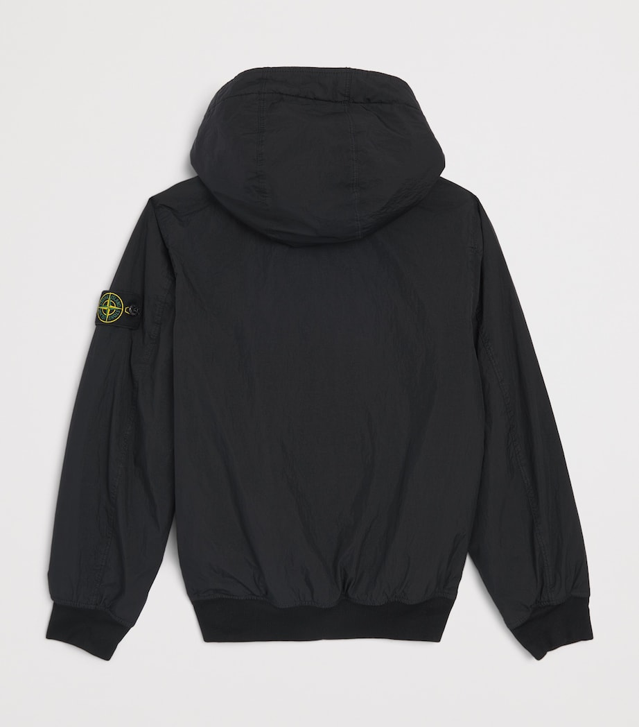 Stone Island Junior Crinkle Reps NY Parka Black Image 2