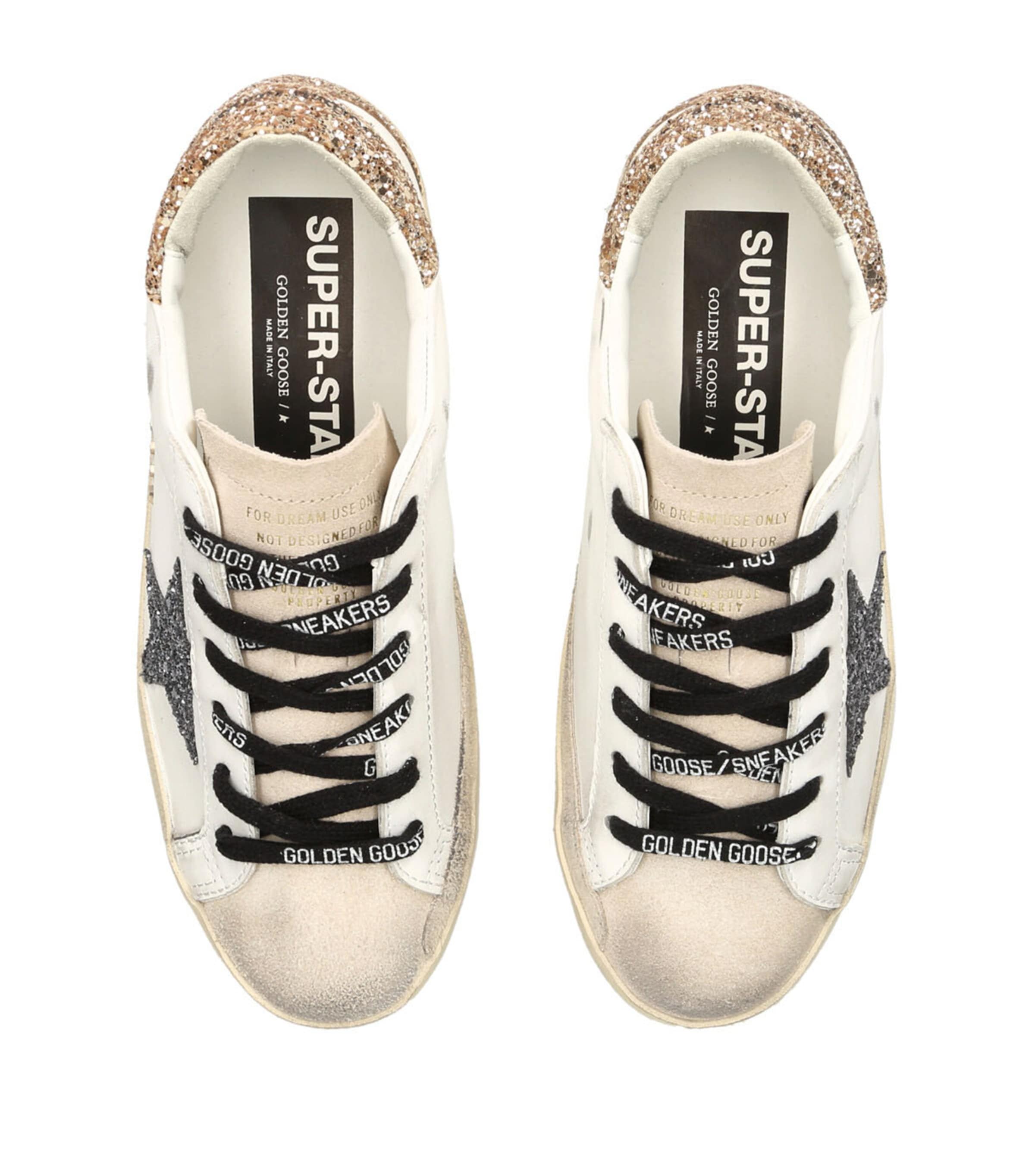 Golden Goose Leather Super Star Sneakers Harrods UK