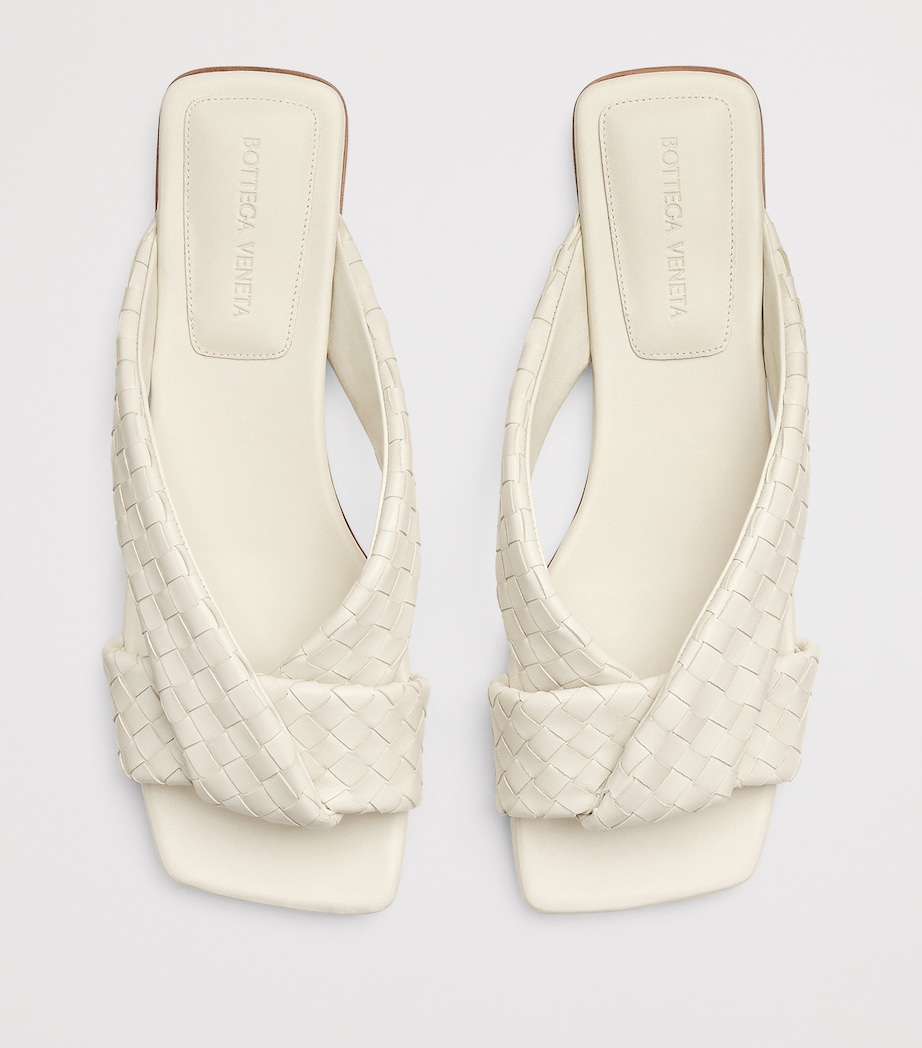 Leather Intrecciato Riva Flat Mules 9031 Image 5