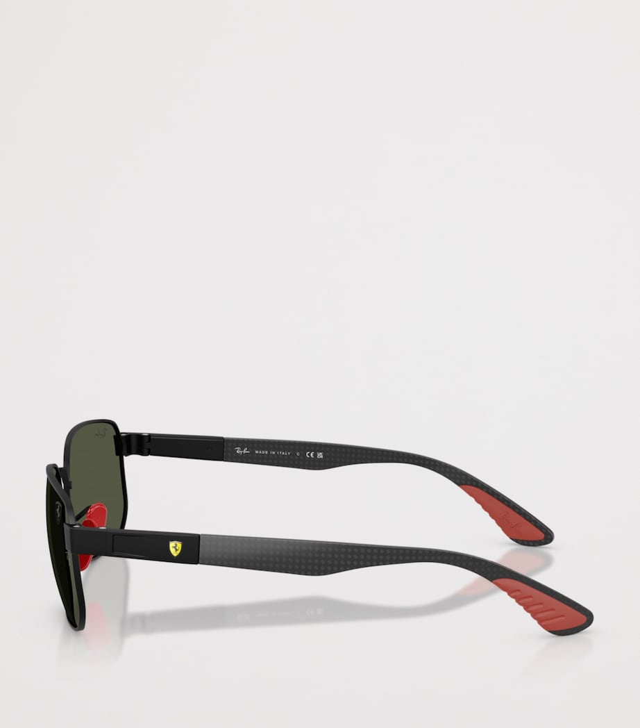 Ray-Ban Scuderia Ferrari Square Sunglasses Black Image 3
