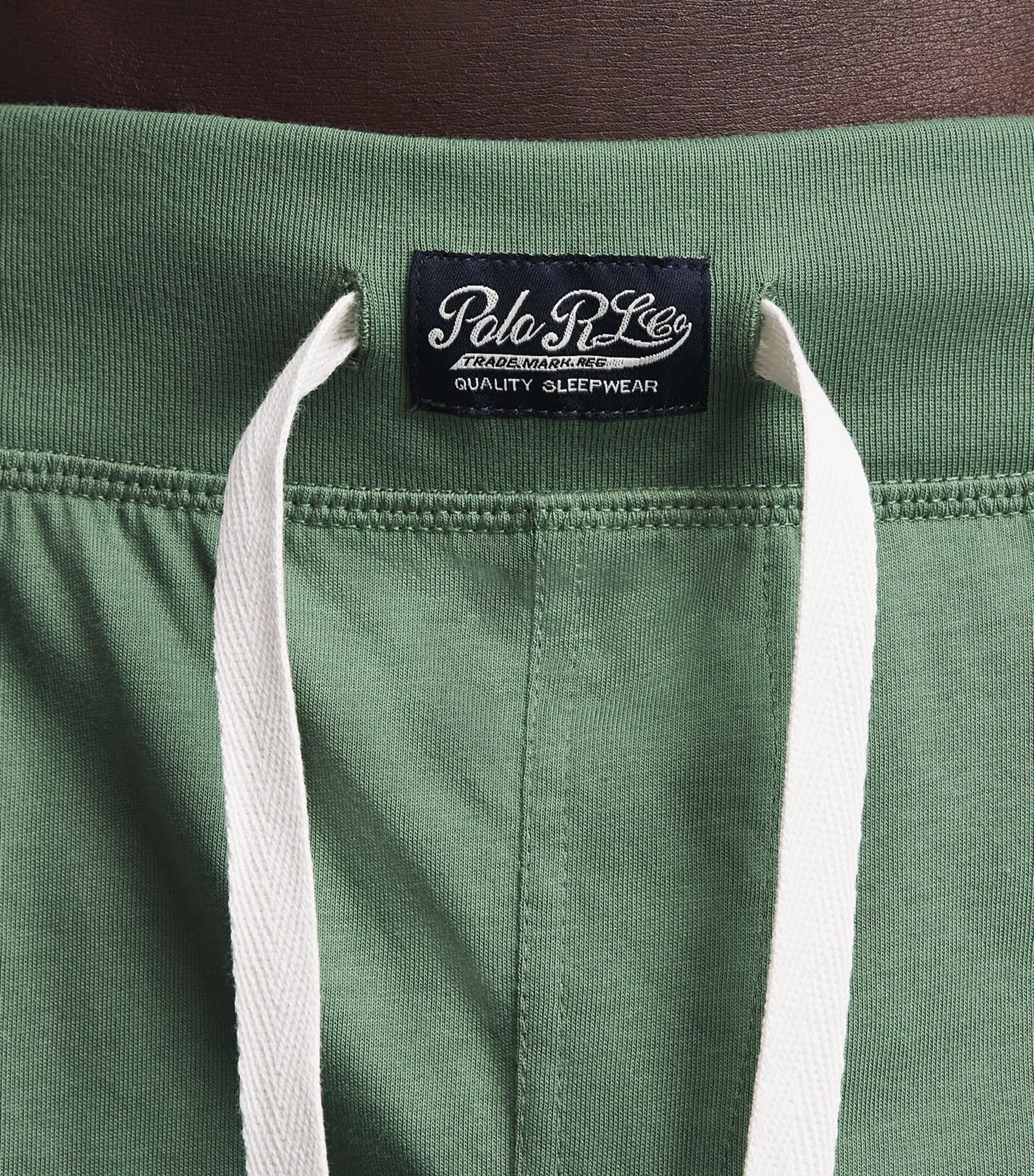 Polo Ralph Lauren Mens Cotton Jersey Pyjama Shorts Fatigue Image 3