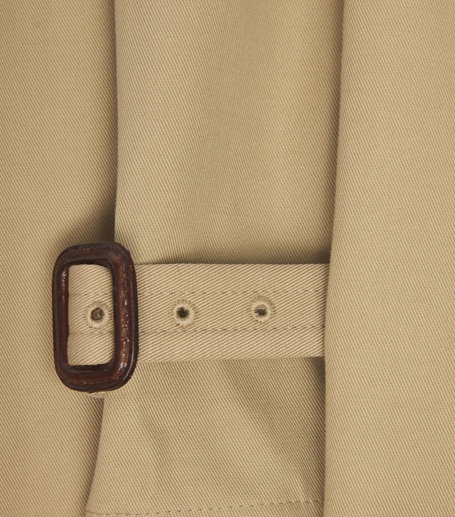 Polo Ralph Lauren Womens Double-Breasted Trench Coat Surrey Tan Image 5