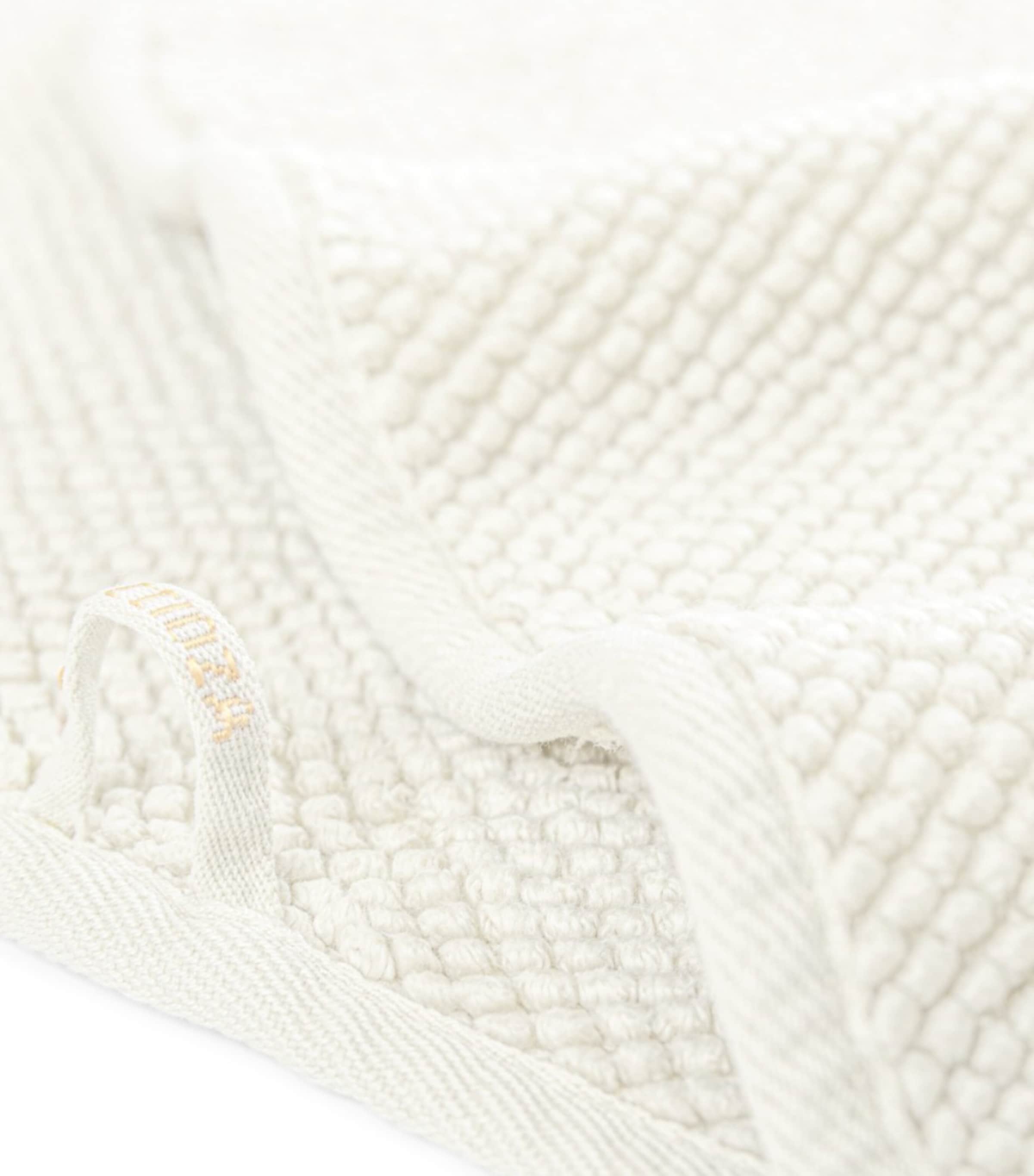 GRACCIOZA Cotton Pearls Washcloth (30cm x 30cm) Snow Image 4