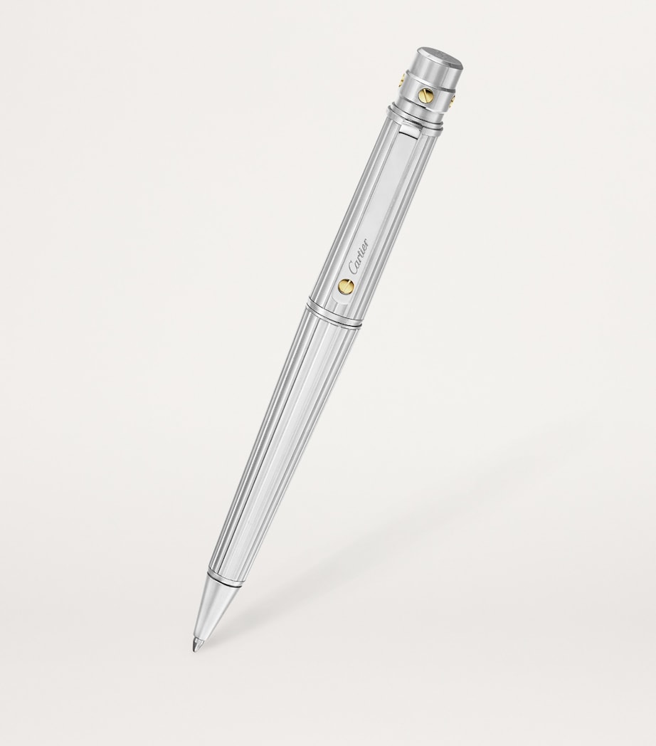 Santos de Cartier Ballpoint Pen SILVER Image 3