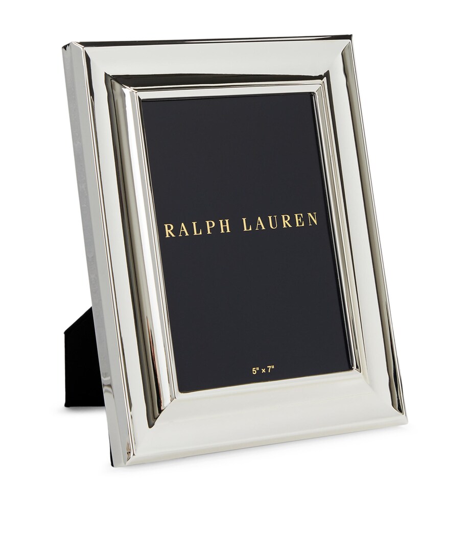 Ralph Lauren Home Silver-Plated Brass Olivier Frame (5" x 7") Silver Image 1