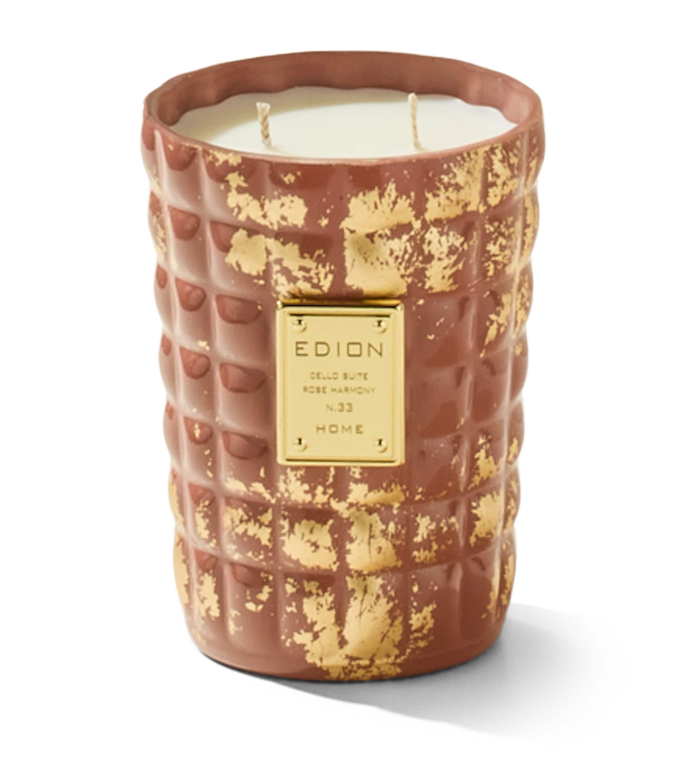 Edion No.33 Cello Suite Rose Harmony Candle In Transparent