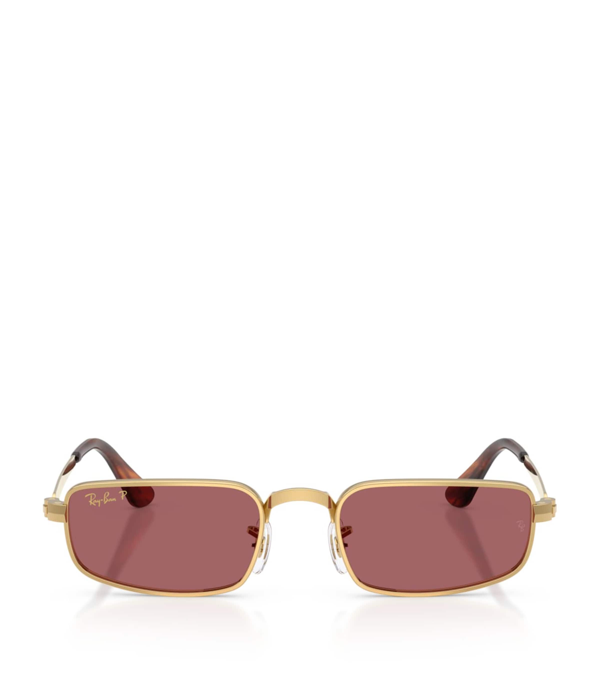 Ray-Ban By A$AP Rocky Pillow Sunglasses Gold Image 1