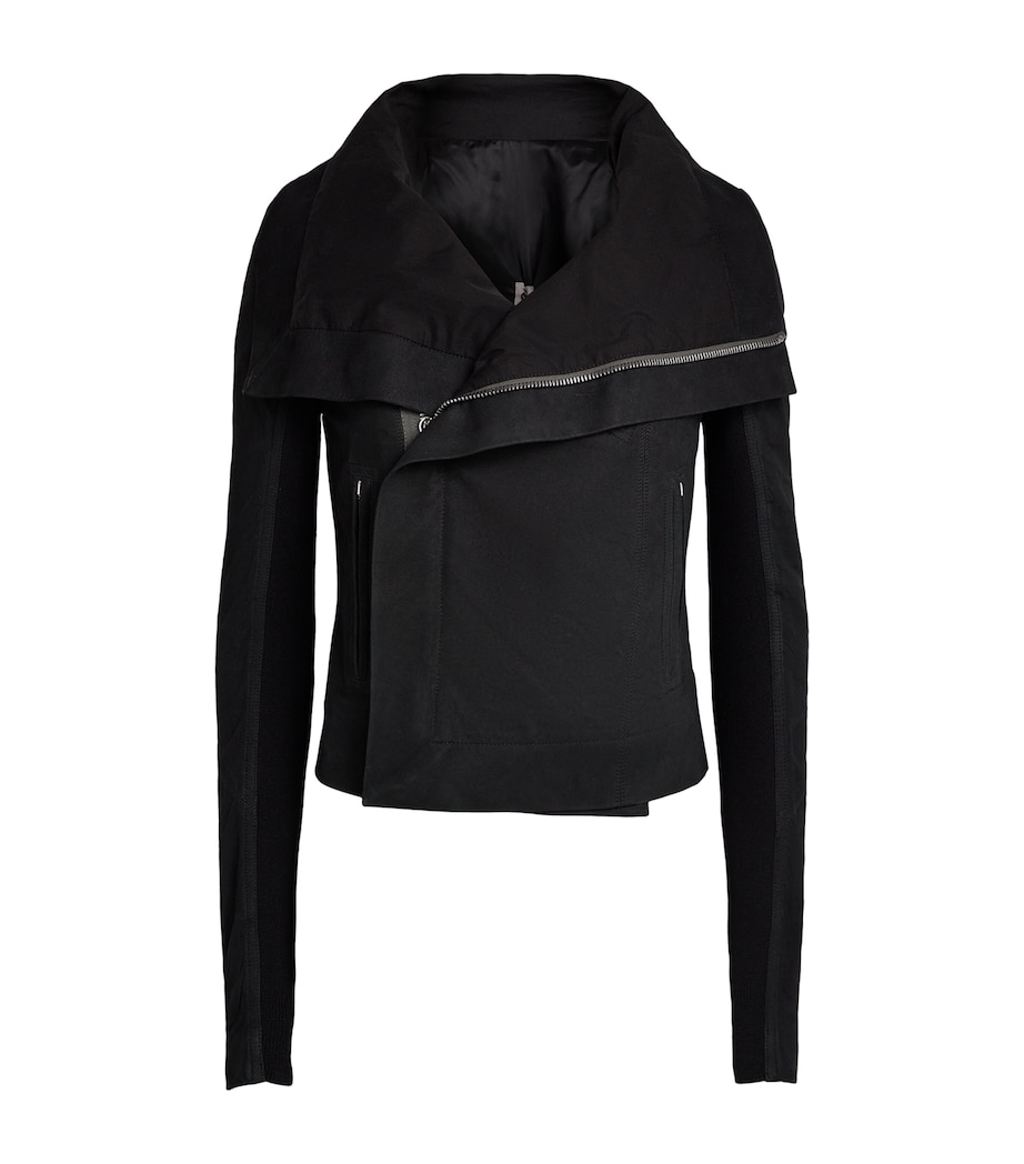 Rick Owens Womens Giacca Leather Jacket Black Image 1