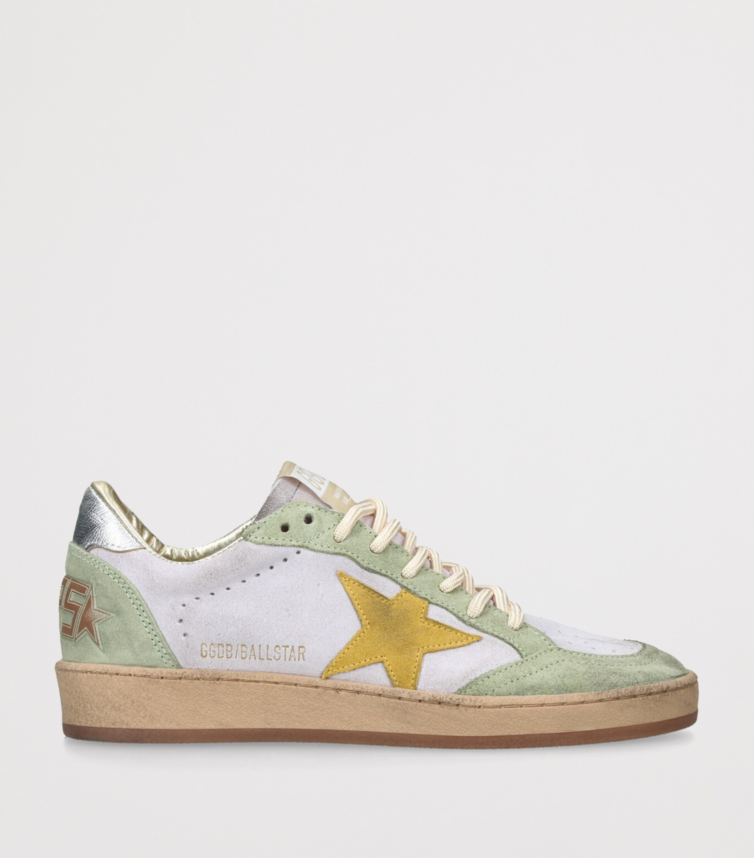 Golden Goose Suede  Ball Star Sneakers Lilac Image 2