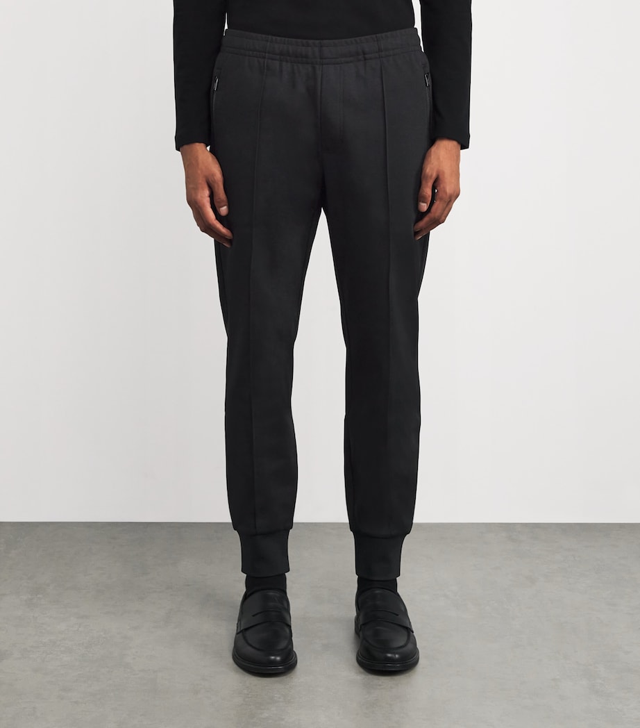 Cotton-Blend Zip-Pocket Sweatpants 999 Image 3