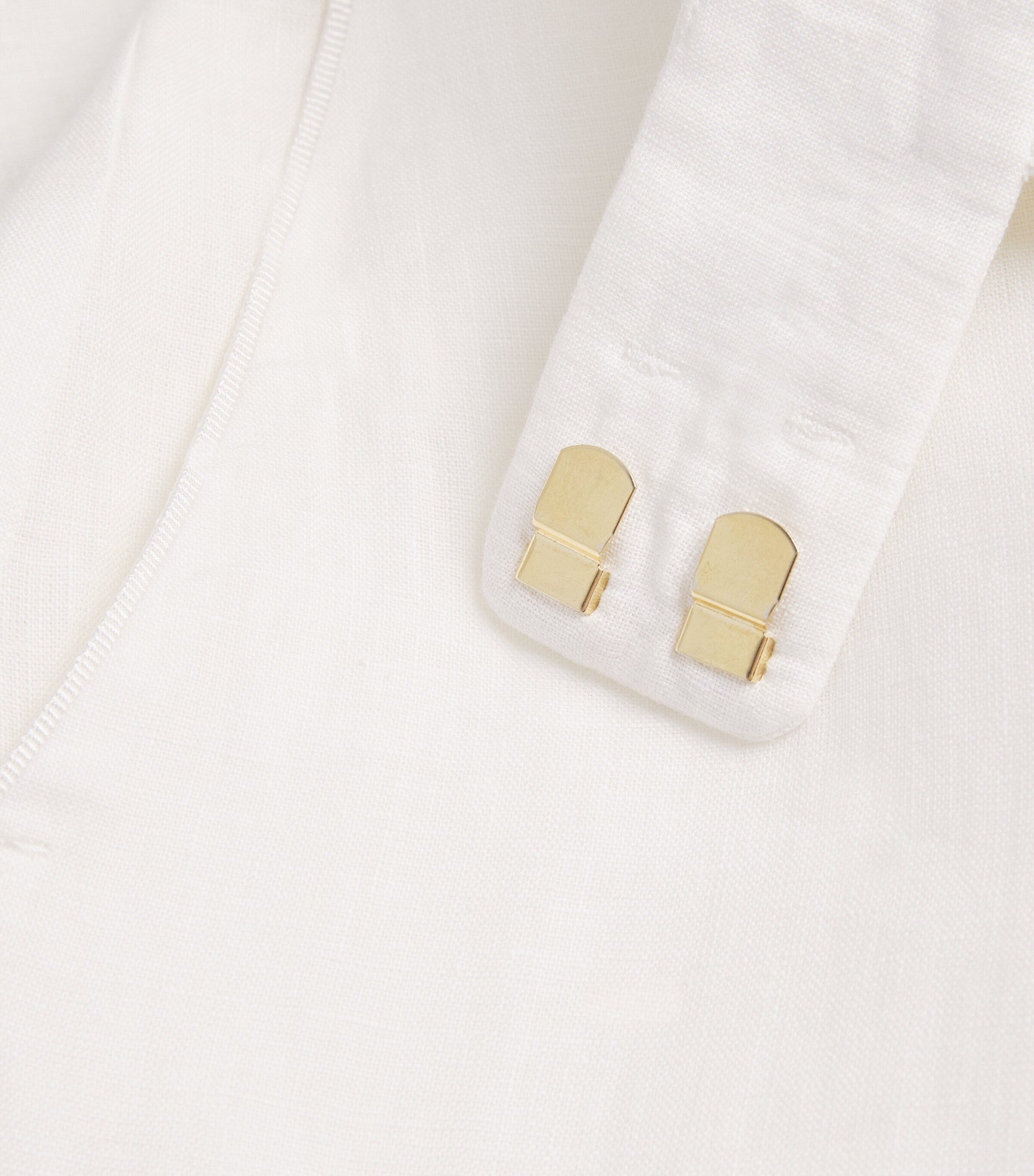 x Harrods Linen Bermuda Shorts BIANCO Image 5