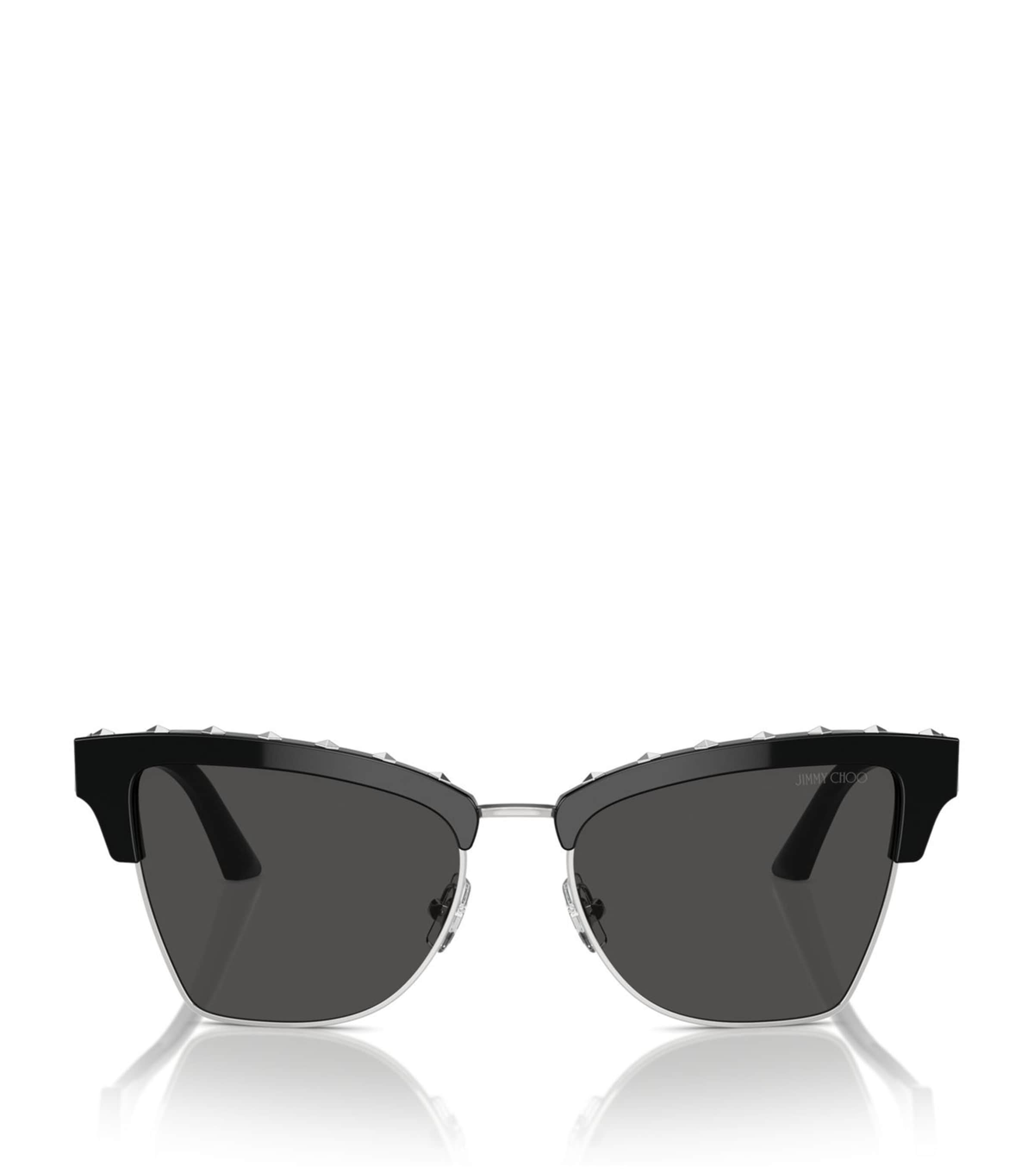 Jimmy Choo Acetate Jc5014 Sunglasses In Black