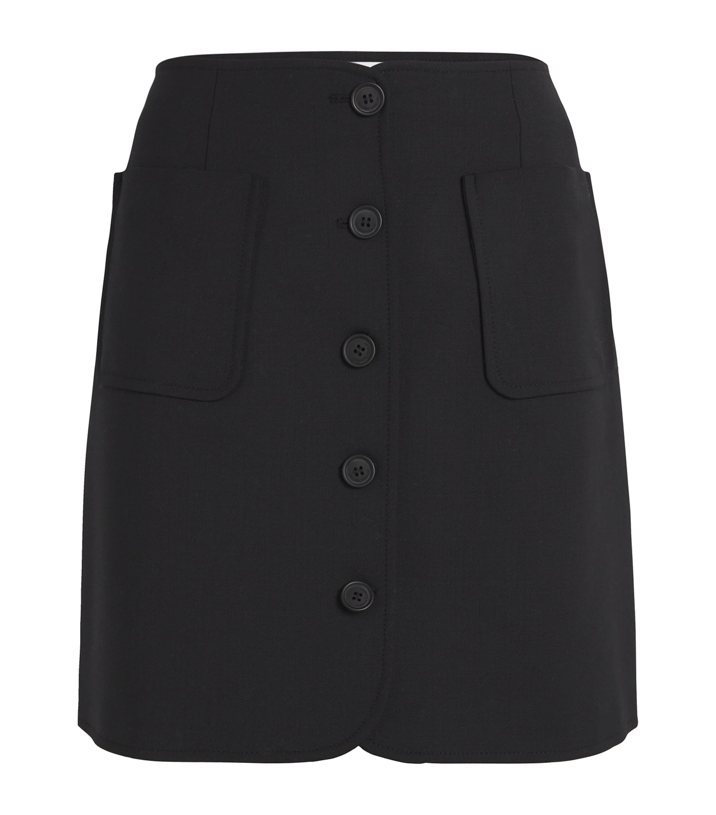 Claudie Pierlot Wool-blend Mini Skirt In Black