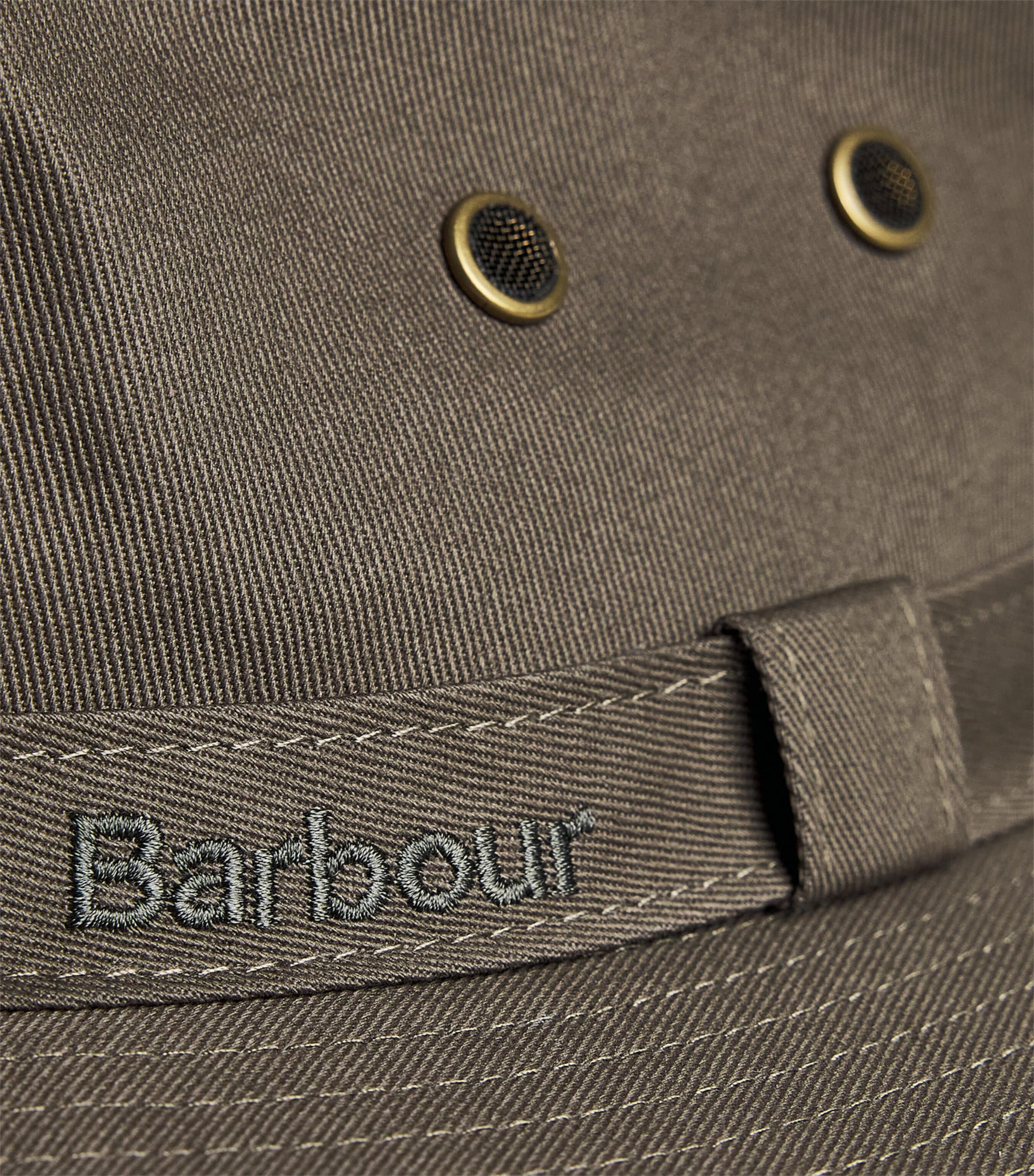 Waxed Cotton Dawson Safari Hat OLIVEOL51 Image 3