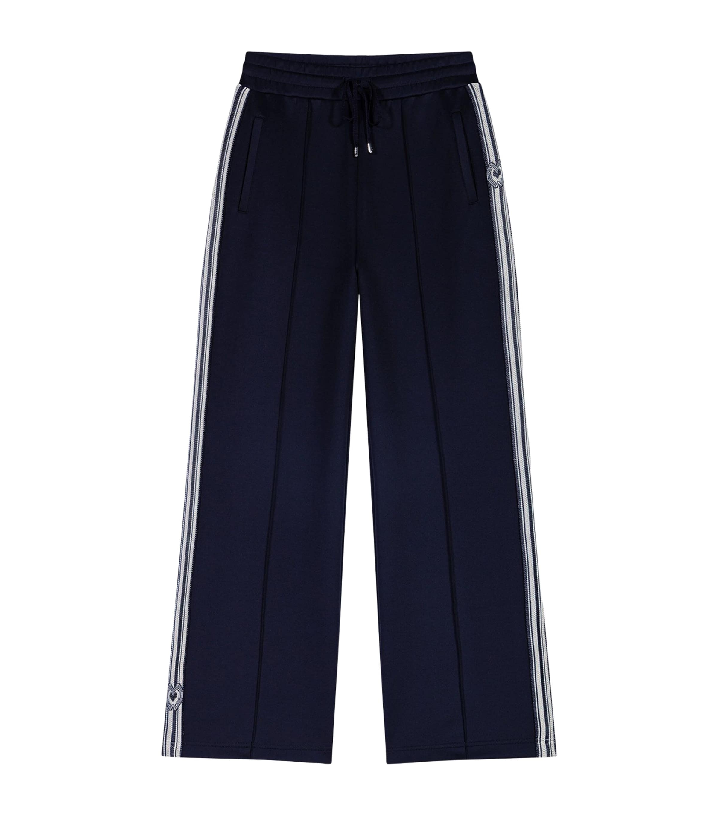 Maje Womens Drawstring Sweatpants Navy Image 1