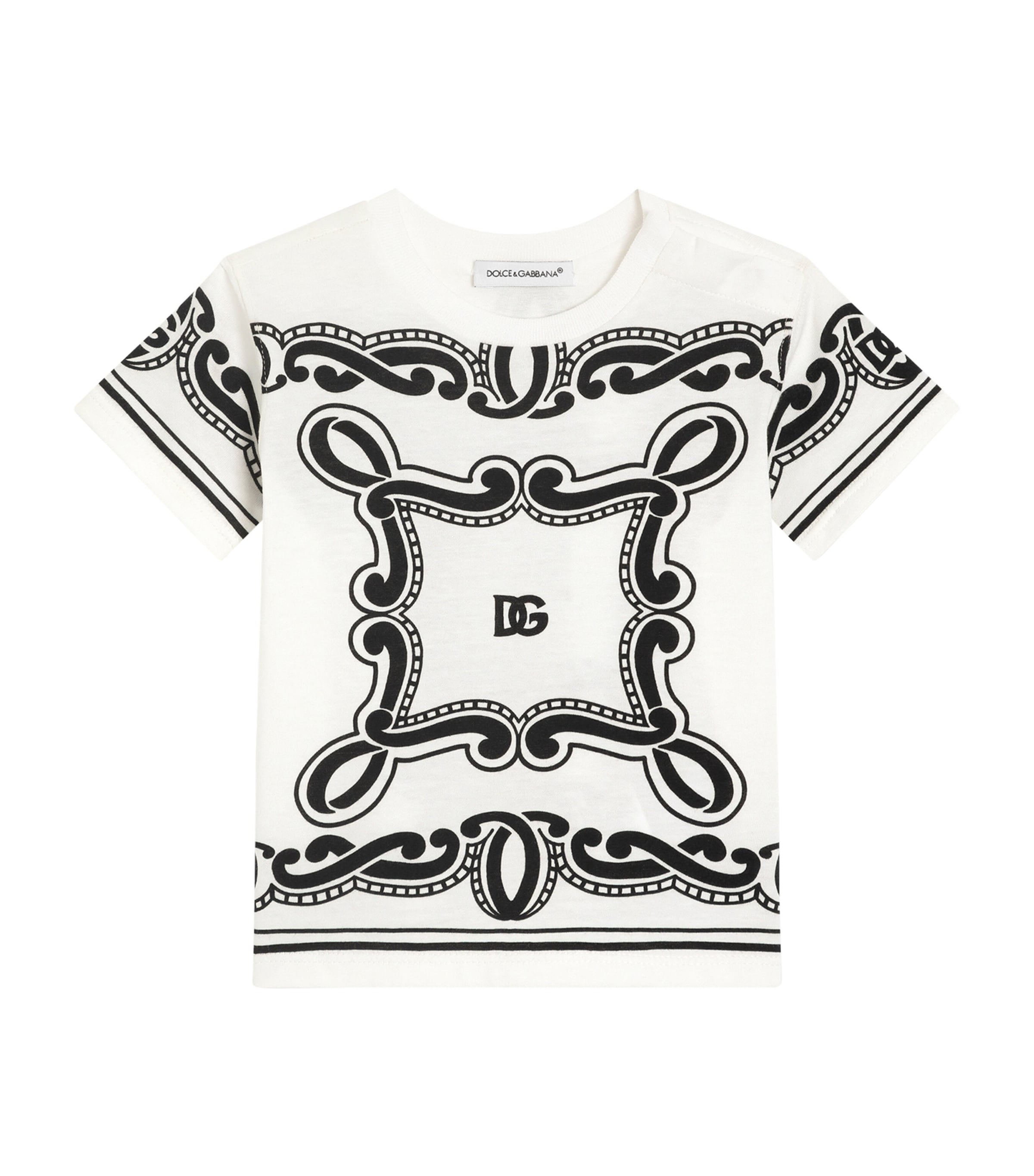 Dolce&Gabbana Kids Bandana Print T-Shirt (3-30 Months) Bandana Image 1