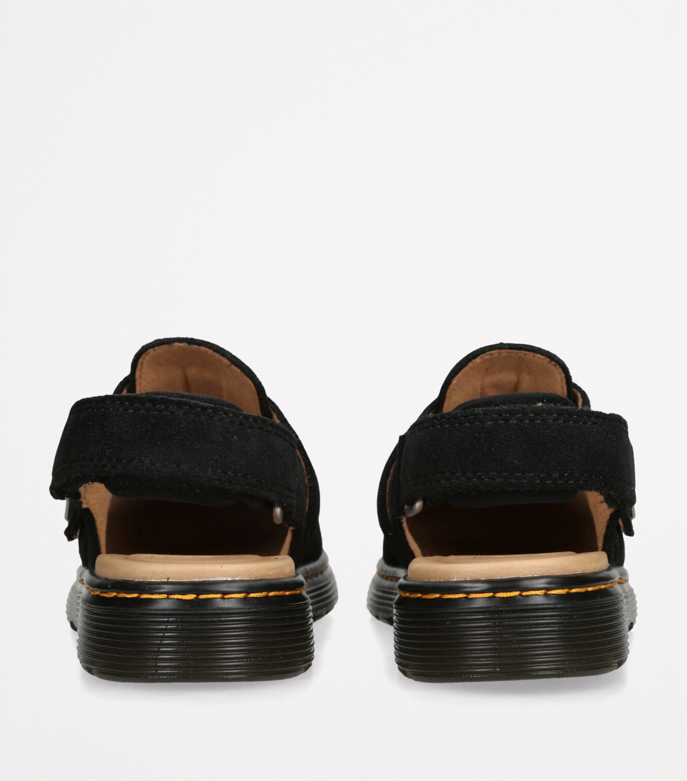 Dr. Martens Black Suede Jorgie Junior Sandals | Harrods UK