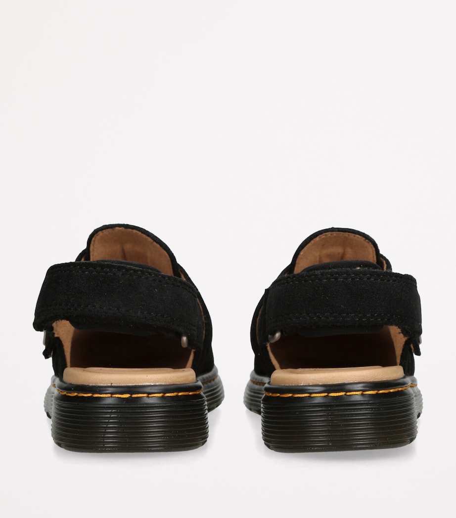 Suede Jorgie Junior Sandals BLACK Image 2