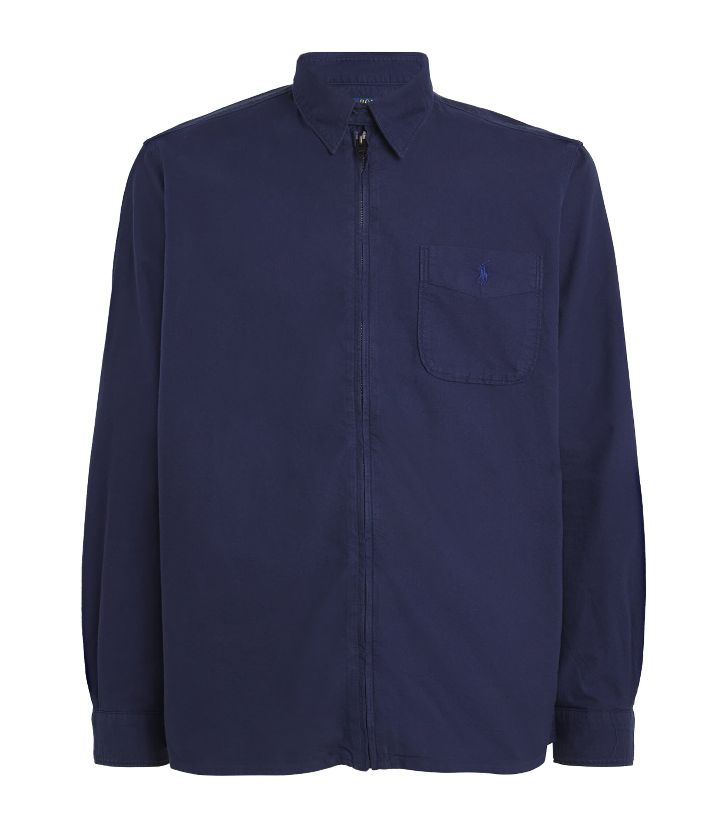 Shop Polo Ralph Lauren Cotton Polo Pony Oxford Shirt In Navy