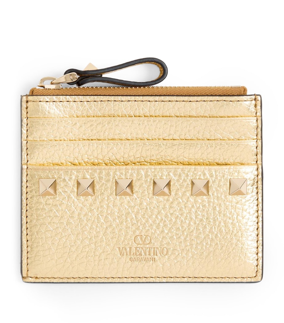 Leather Rockstud Coin Purse I8M Image 1