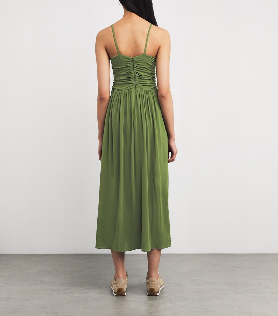 Weekend Max Mara Green Sleeveless Midi Dress | Harrods US Weekend Max Mara Green Sleeveless Midi Dress | Harrods US