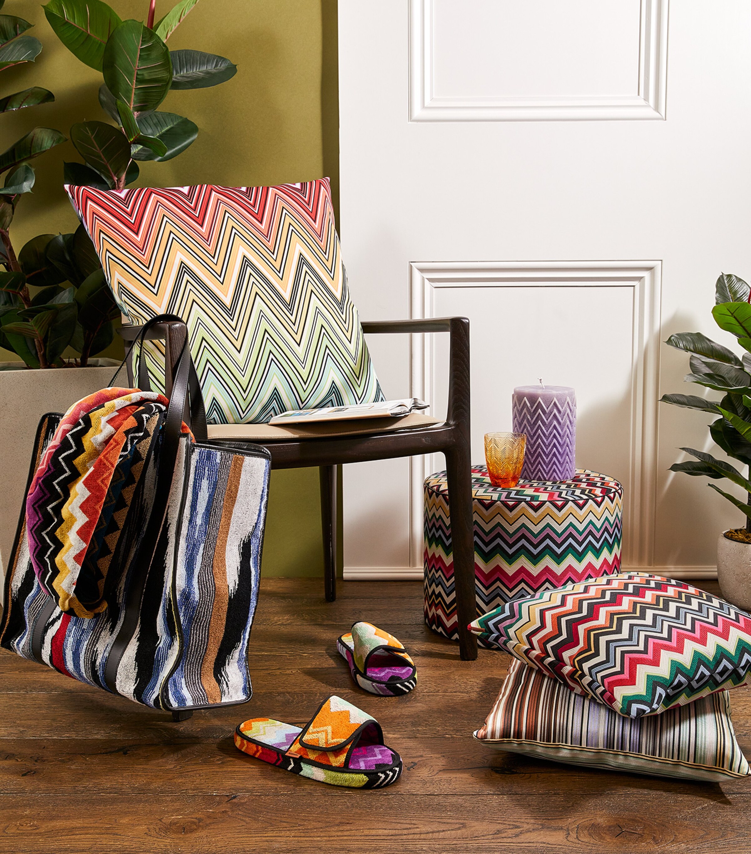 Missoni Zigzag Belfast Cushion (40cm x 40cm) | Harrods US