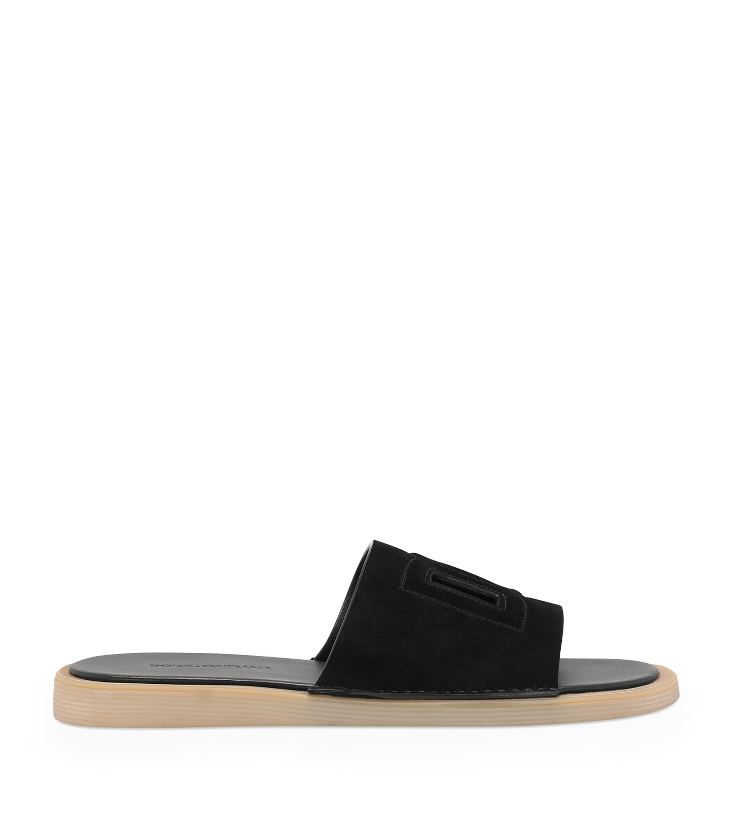 Dolce & Gabbana Pantoletten Aus Wildleder