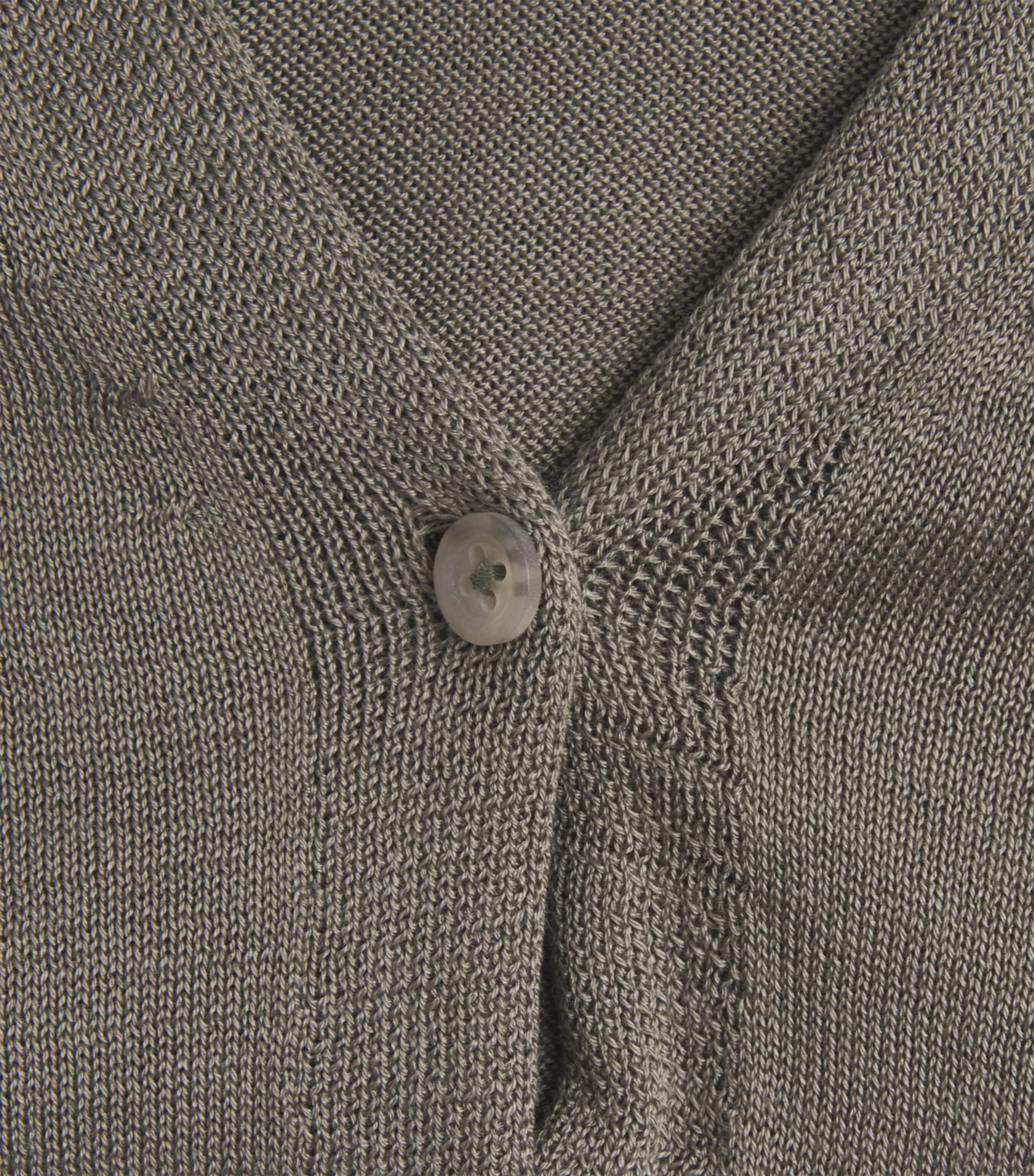 Lauren Manoogian Womens Pima Cotton Veil Cardigan Rock Image 6