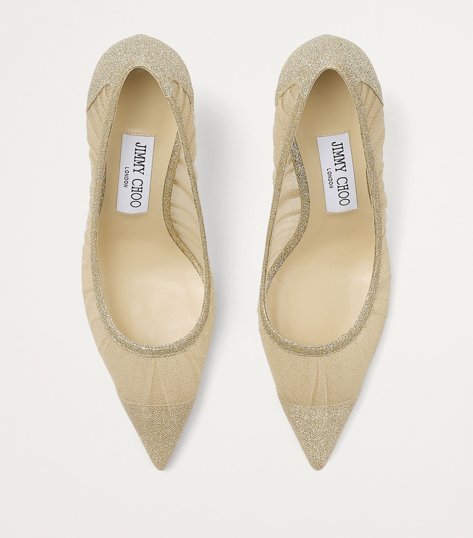 Love  85 Mesh Glitter Pumps GOLD/GOLD Image 2