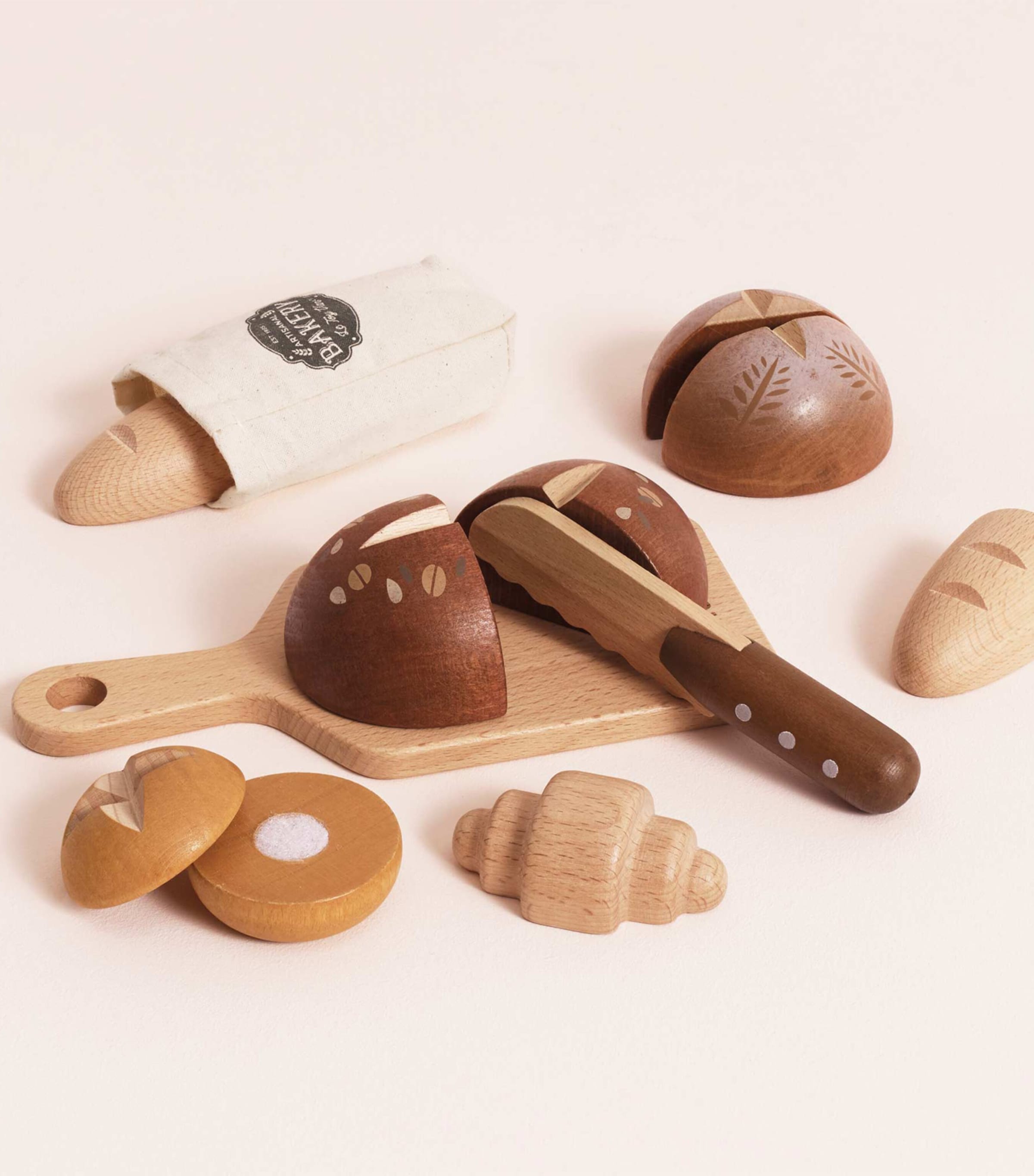 Wood Artisan Bread Set MULTI Image 2