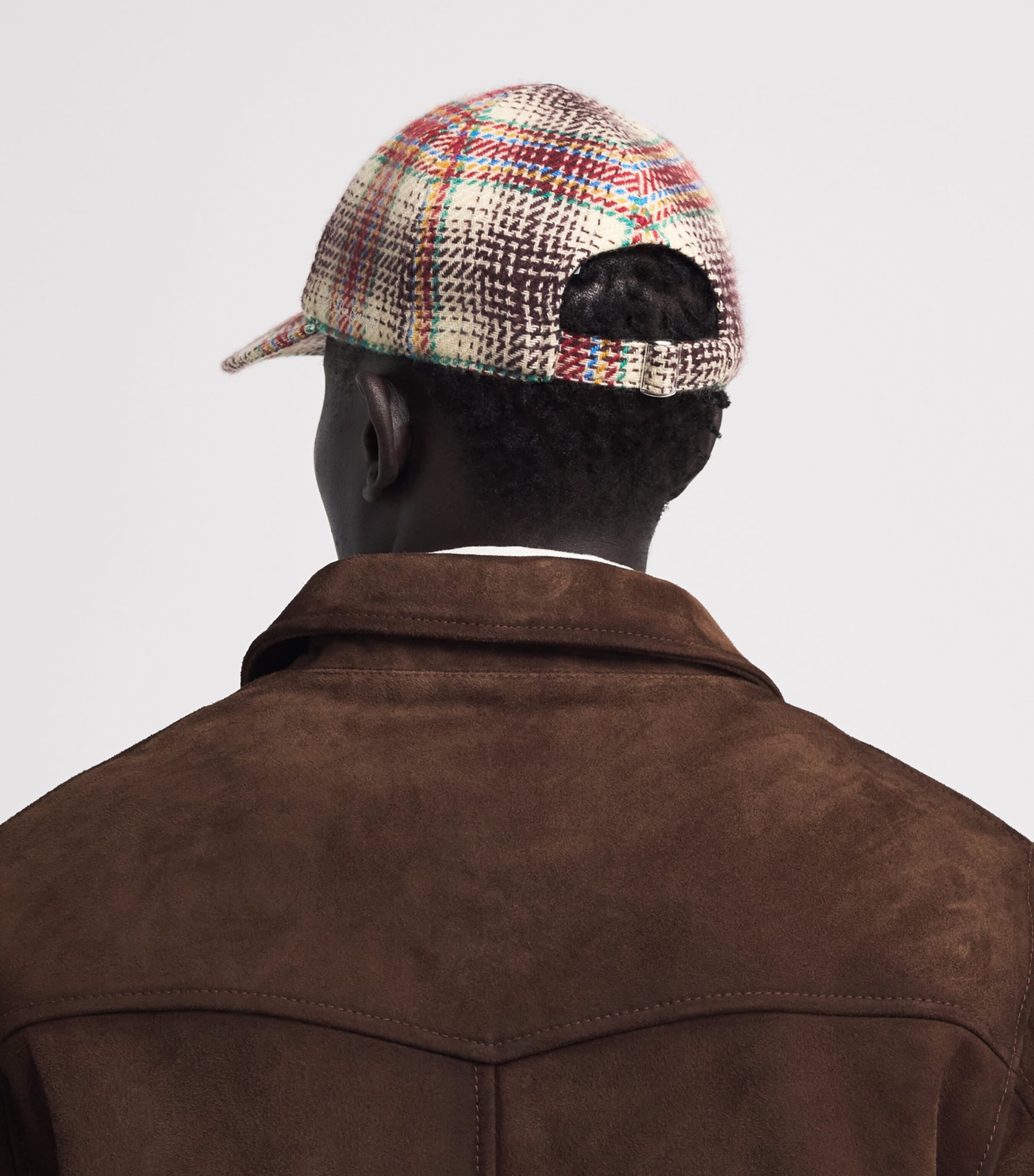 GOD'S TRUE CASHMERE x JOOPITER Cashmere Tartan Balance Fincher Cap Lapis Lazuli Image 4