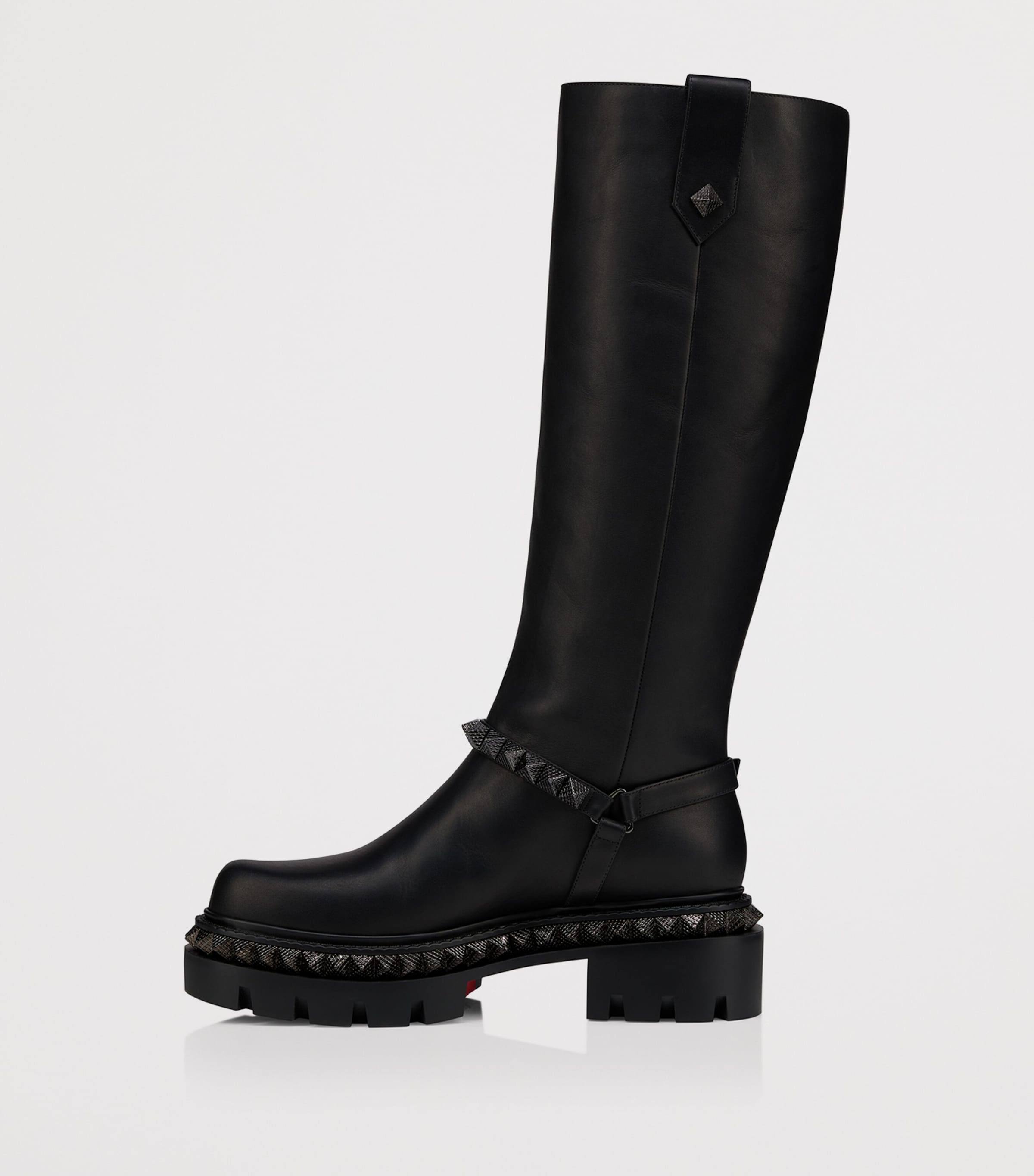 Marinetta Pyraclou Leather Knee-High Boots BK01 Image 4