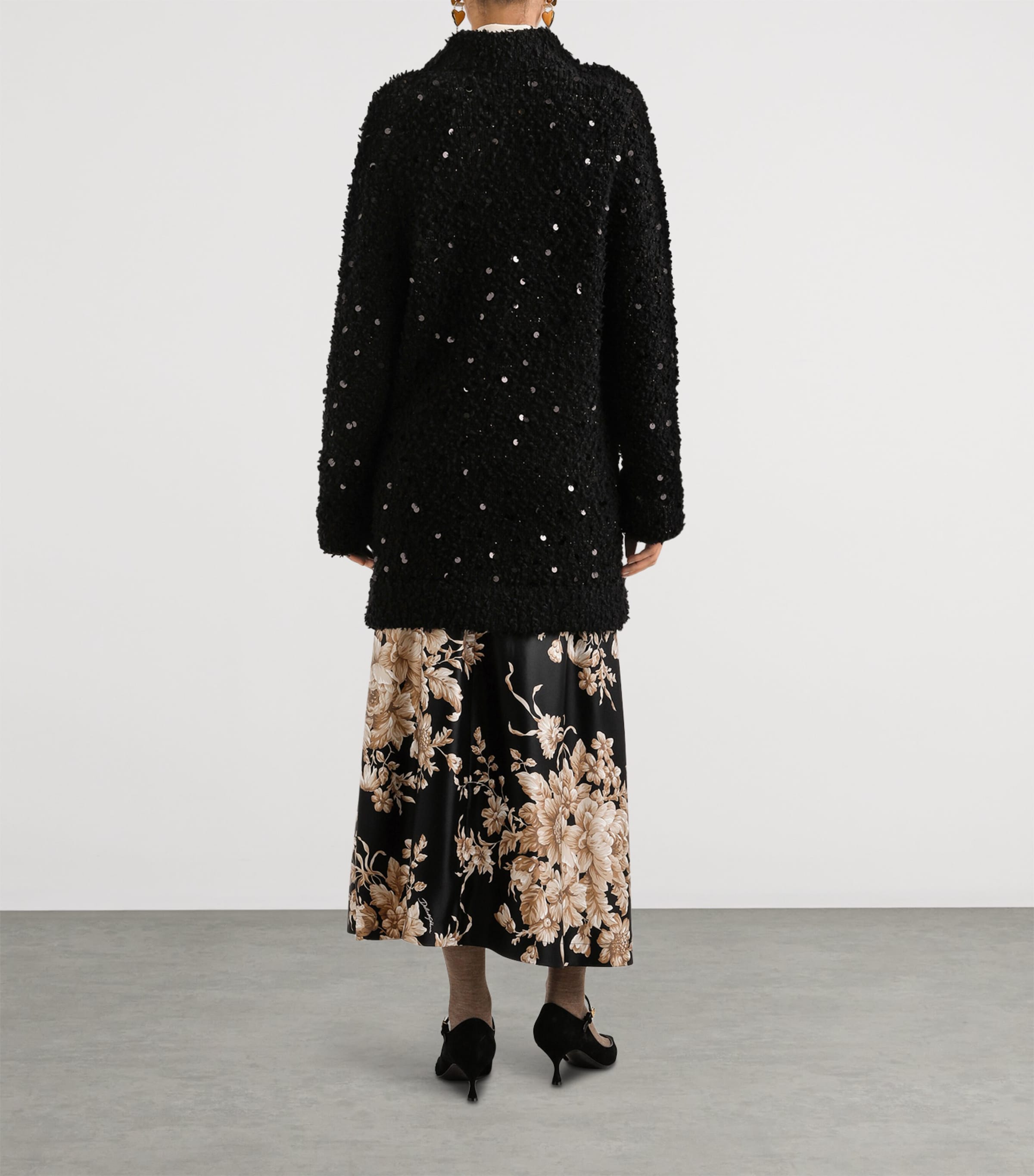 Stretch-Silk Point Collar Shirt W3789-LIGHT CREAM Image 3