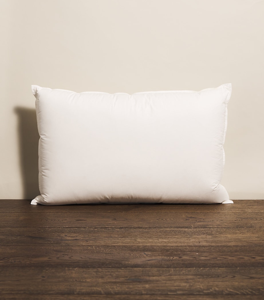 Soft Matterhorn Goose Down King Pillow (50cm x 90cm) WHITE Image 1