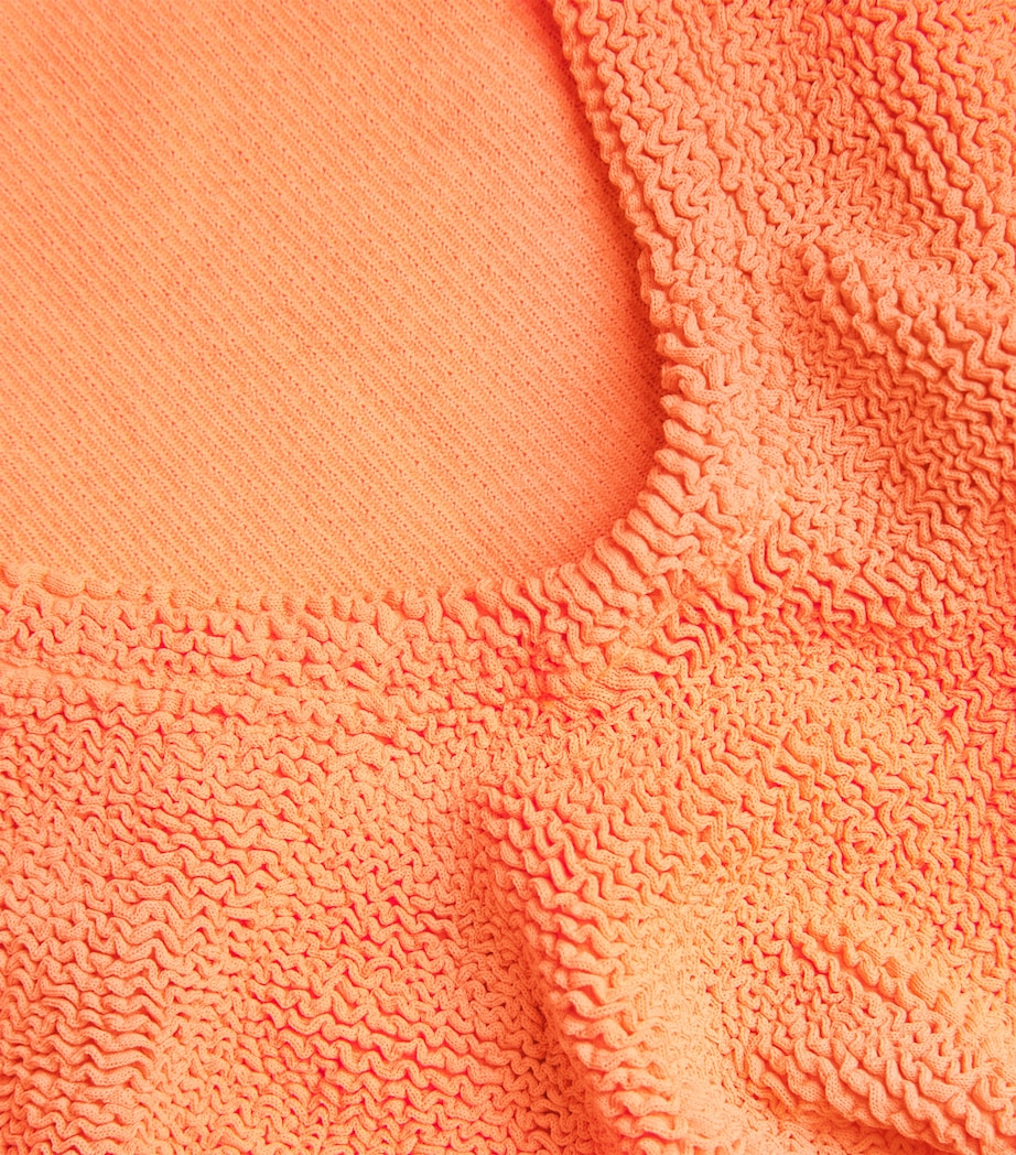 Square-Neck Swimsuit ORANGE Image 4