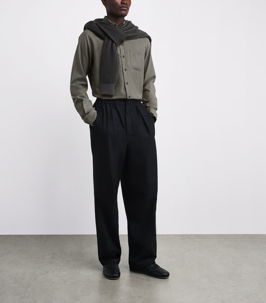 Cotton Button-Up Shirt SAGE GREEN G53 Image 2