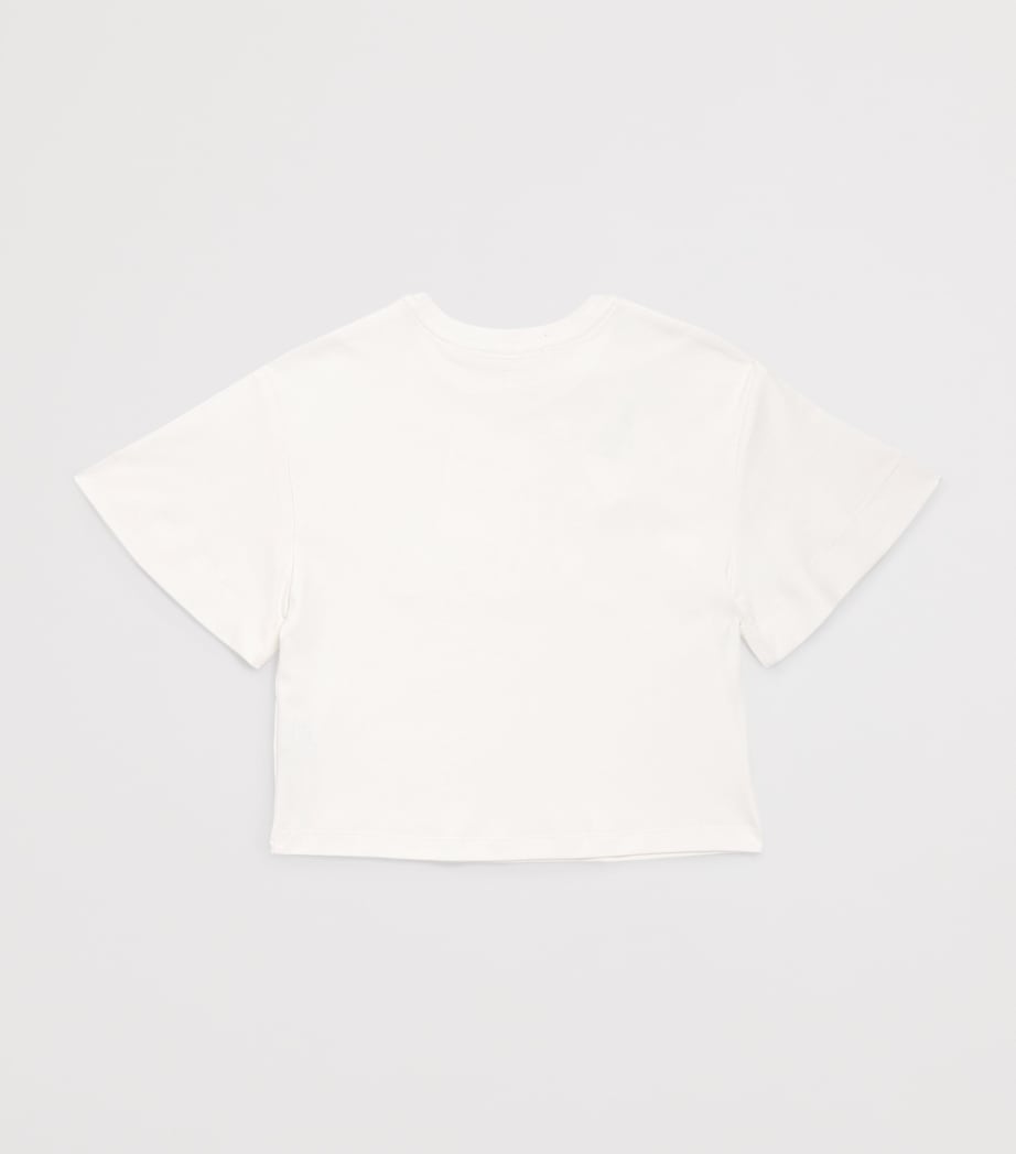 Chloé Kids Cotton Logo T-Shirt (2-14 Years) Image 2
