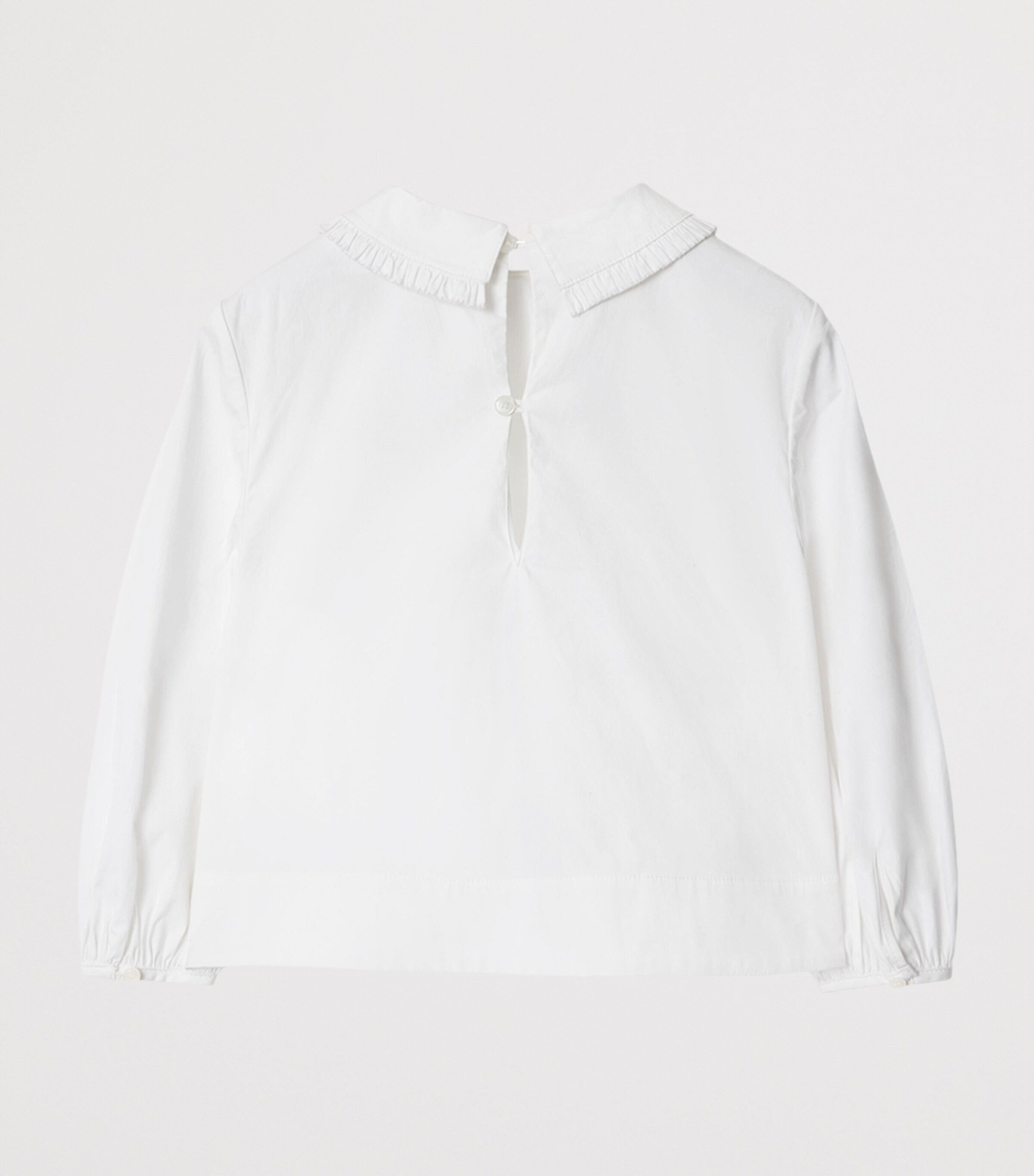 Burberry Kids Stretch-Cotton EKD Shirt (3-12 Years) White Image 2