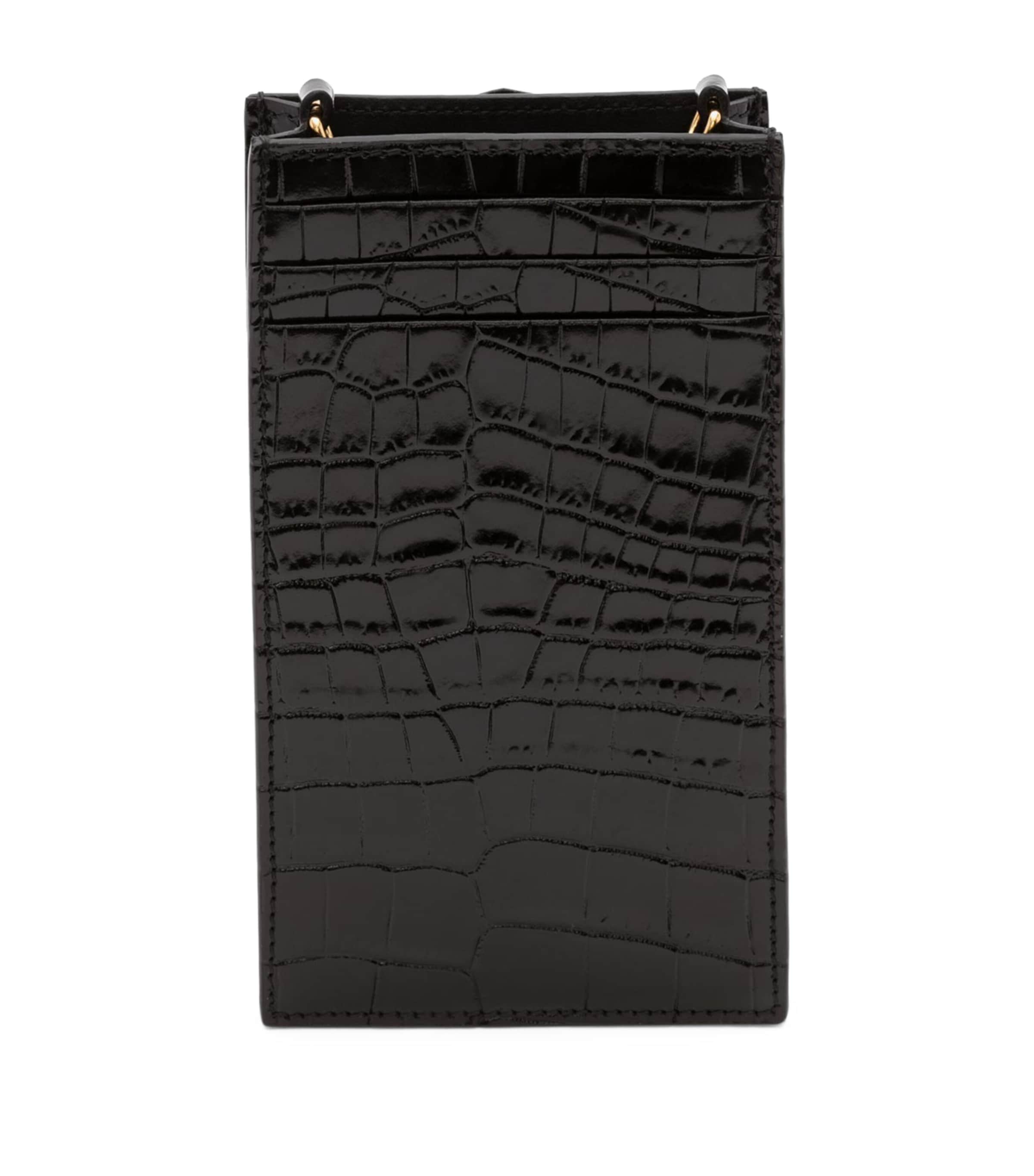【関税込み】Skull Phone Case - Alexander Mcqueen - Leather - NEW $590 ALEXANDER MCQUEEN Red MINI SKULL Croc Embossed