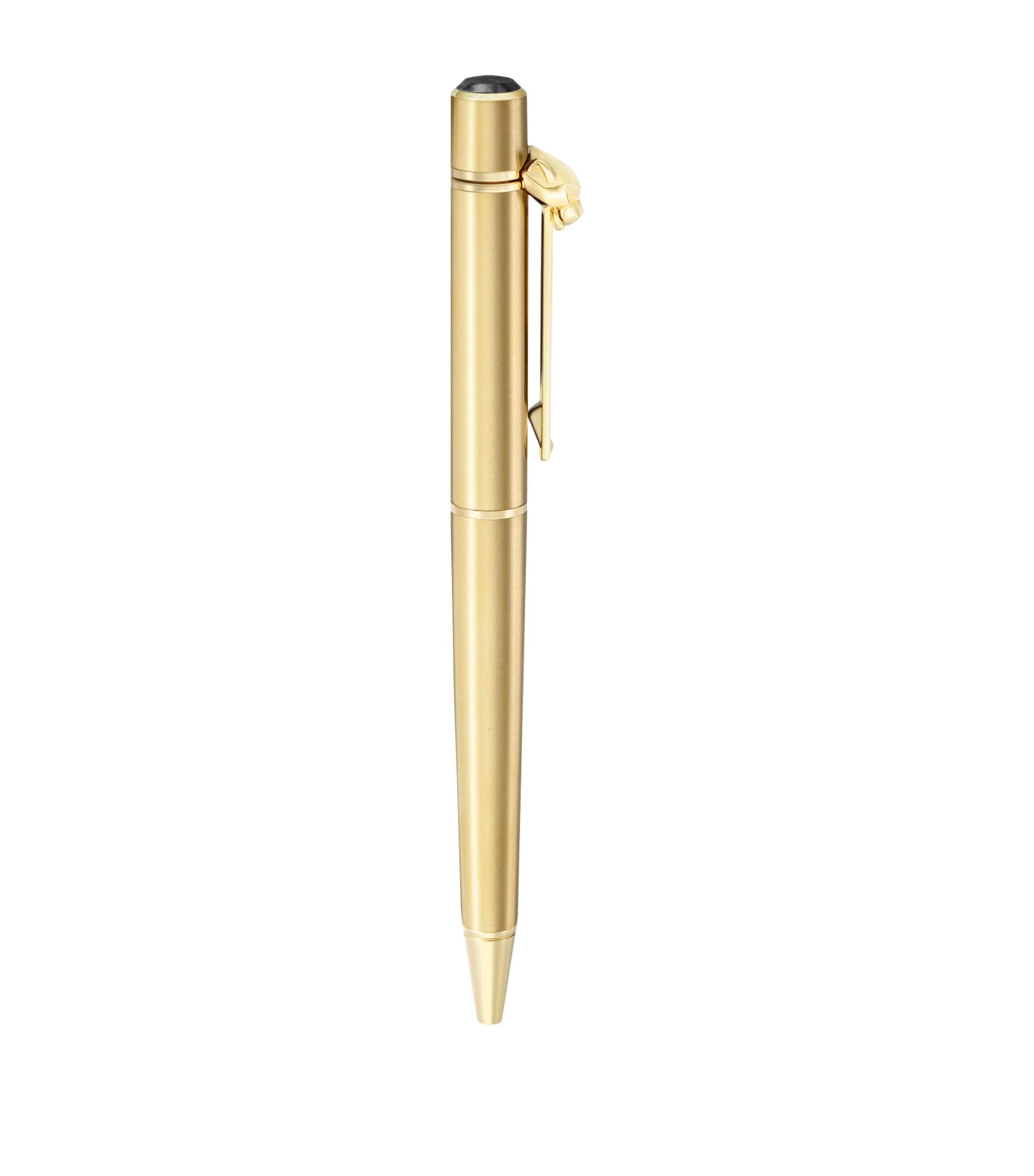Small Panthère de Cartier Ballpoint Pen GOLD METAL Image 3