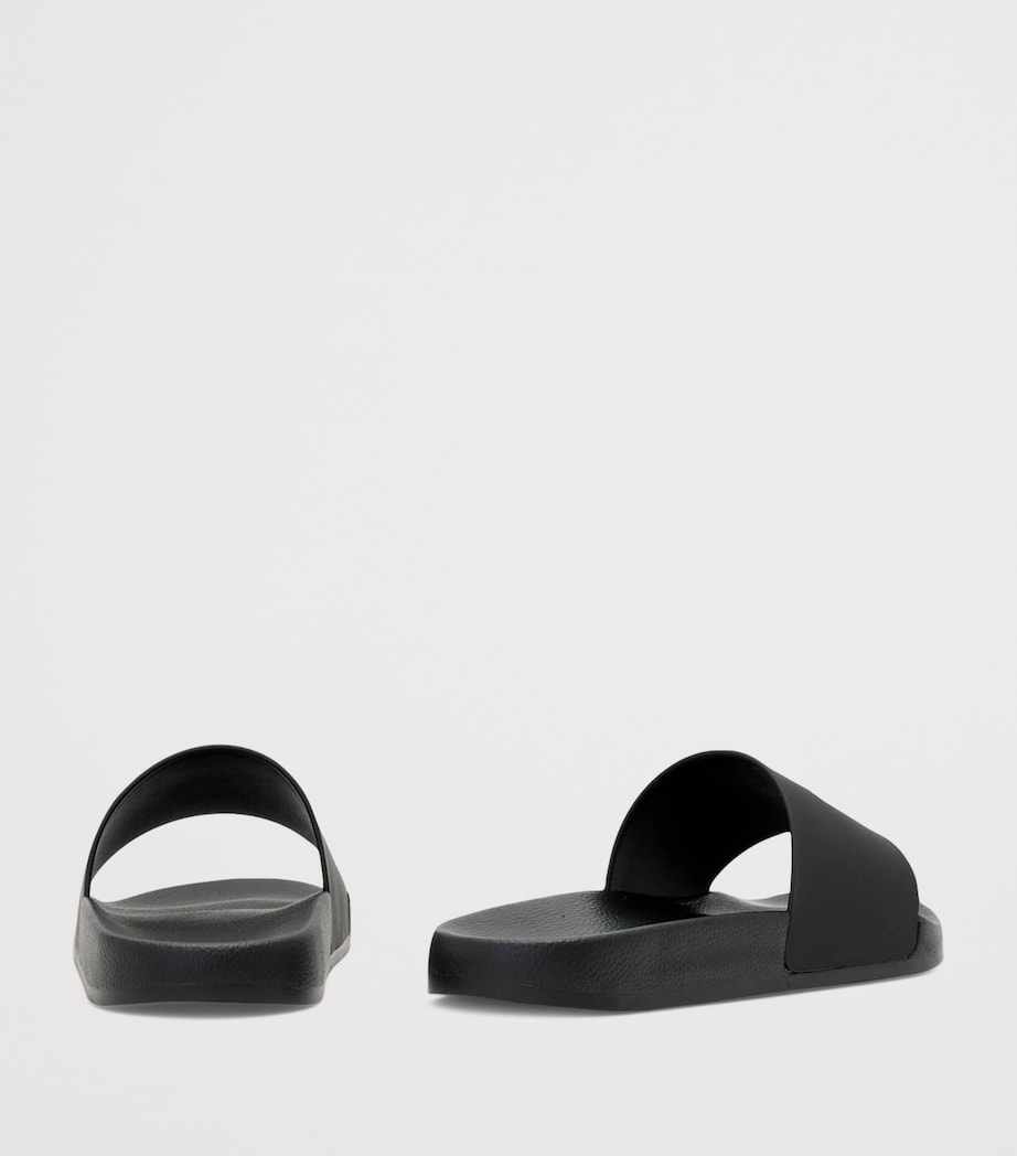 AllSaints Rubber Date Slides Black Image 6