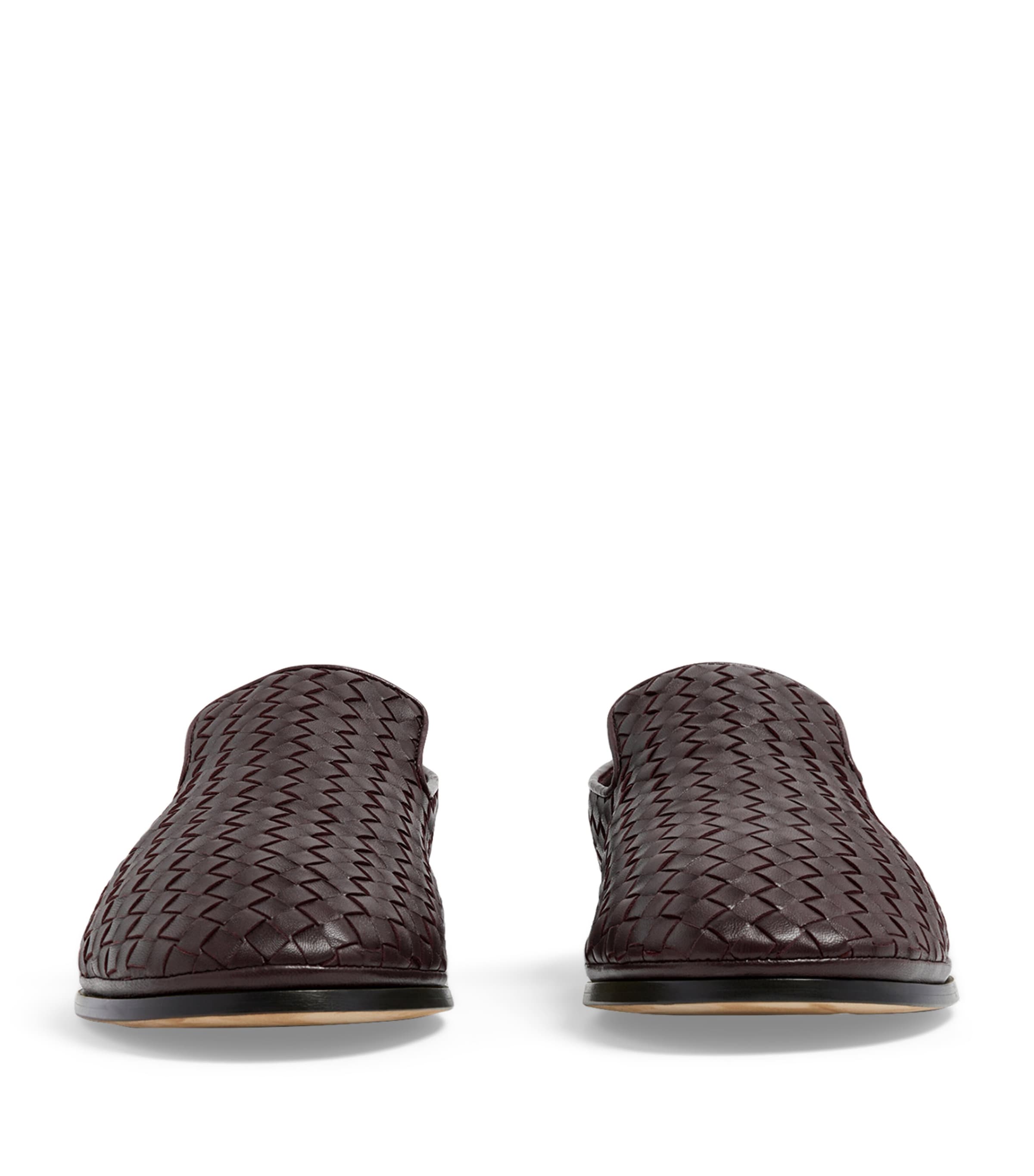 サンダル BOTTEGA VENETA Chocolate nappa leather slippers Bottega Veneta Nappa Leather Slippers | Harrods US