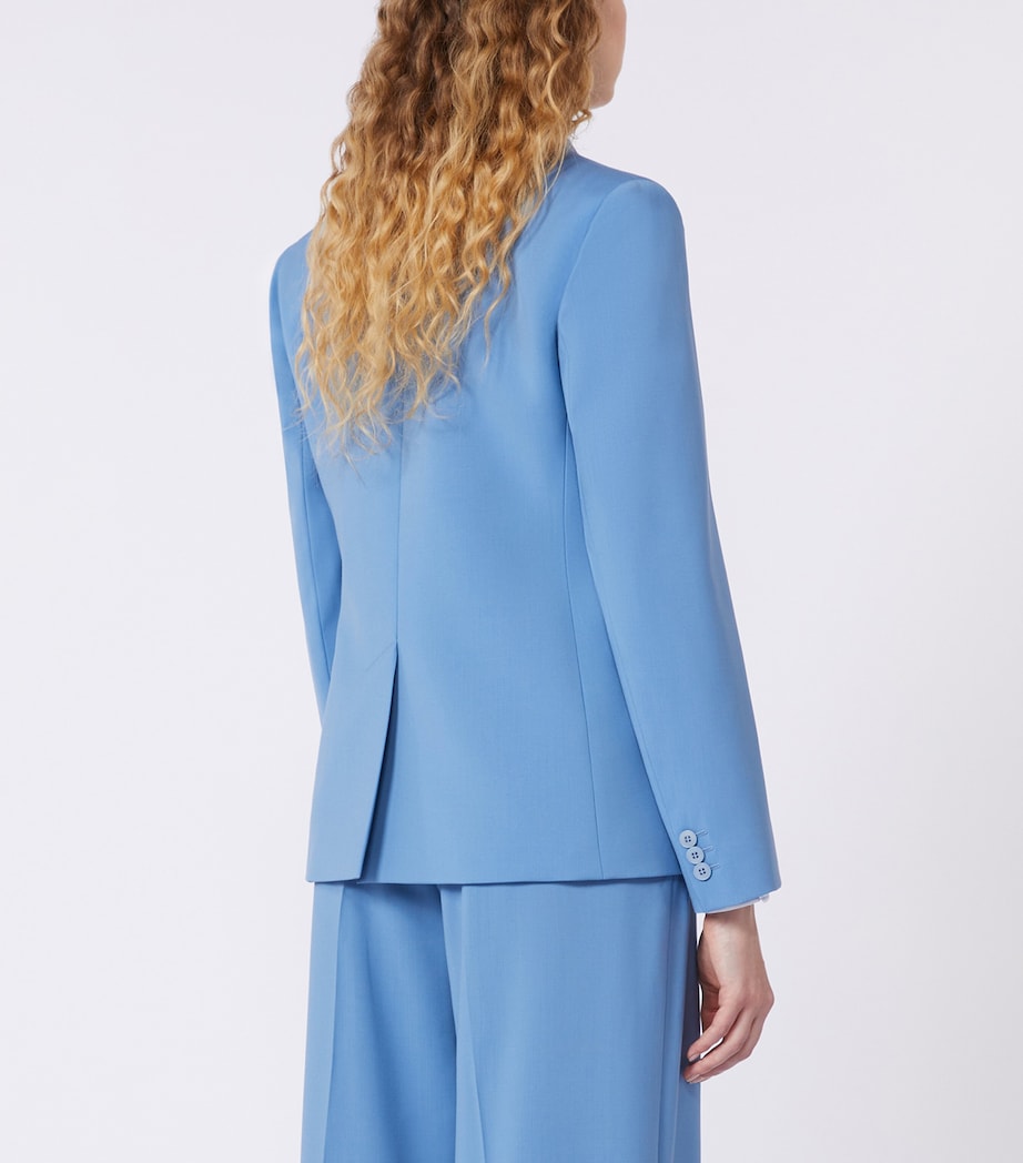 Virgin Wool Blazer LIGHT BLUE Image 3