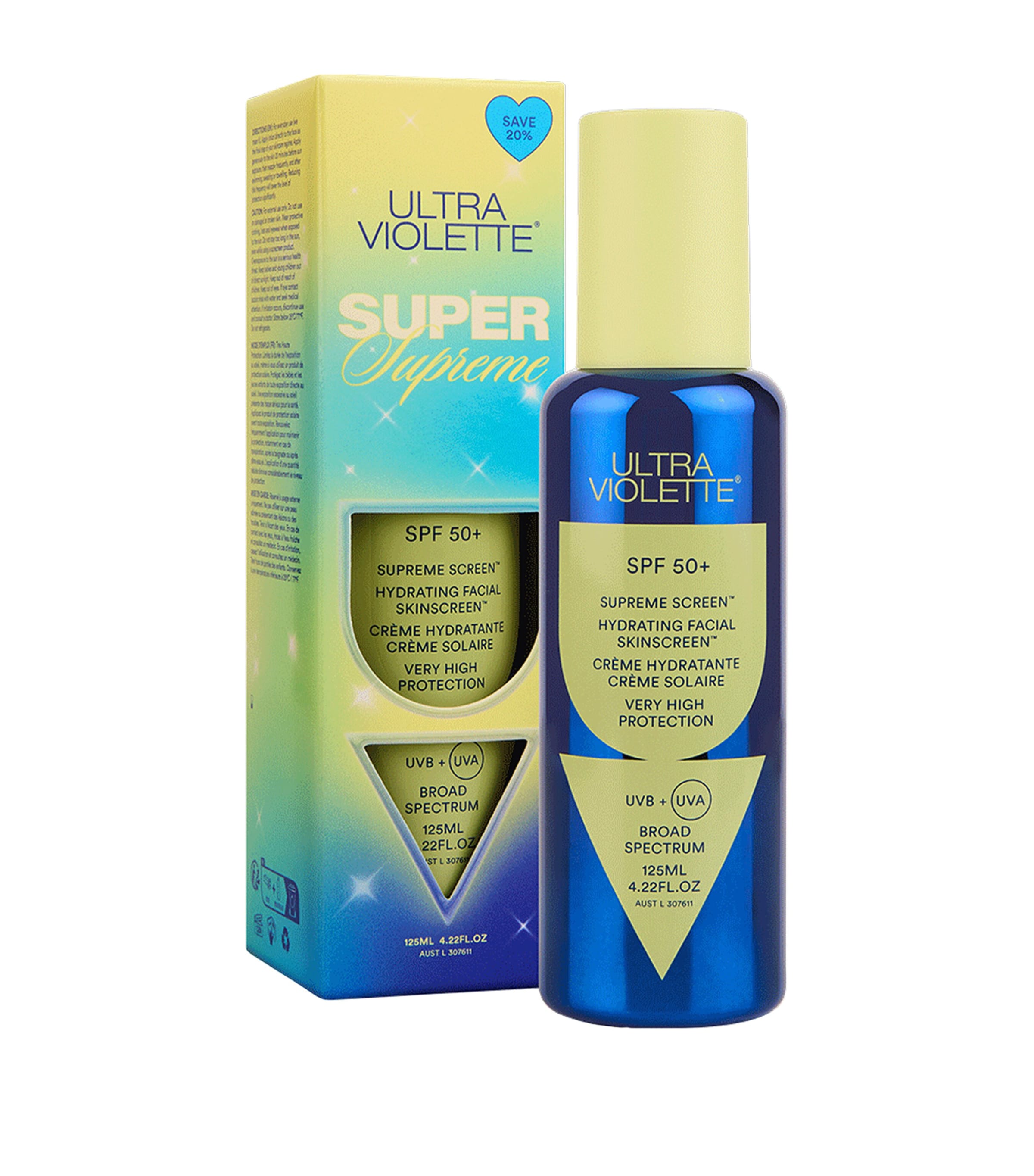 Ultra Violette Super Supreme Screen Hydrating Facial Skin Screen (125ml) Image 2