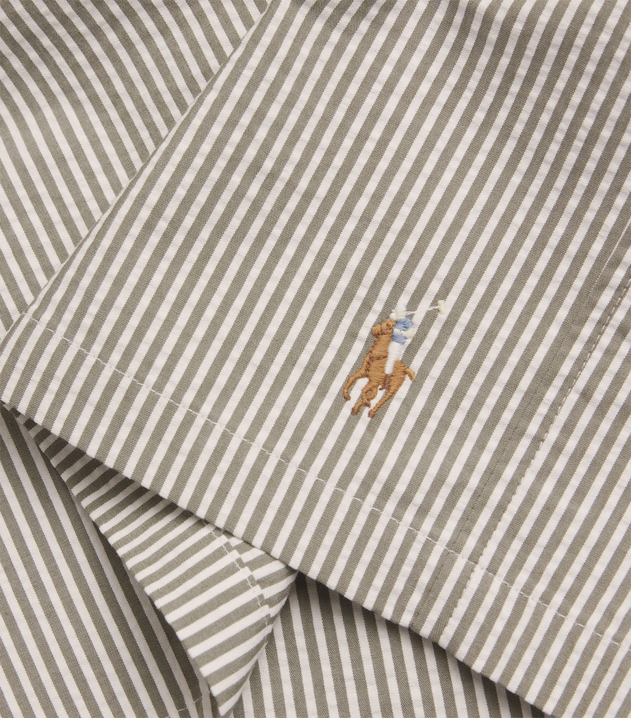 Seersucker Traveller Swim Shorts GREEN SEERSUCKER Image 5