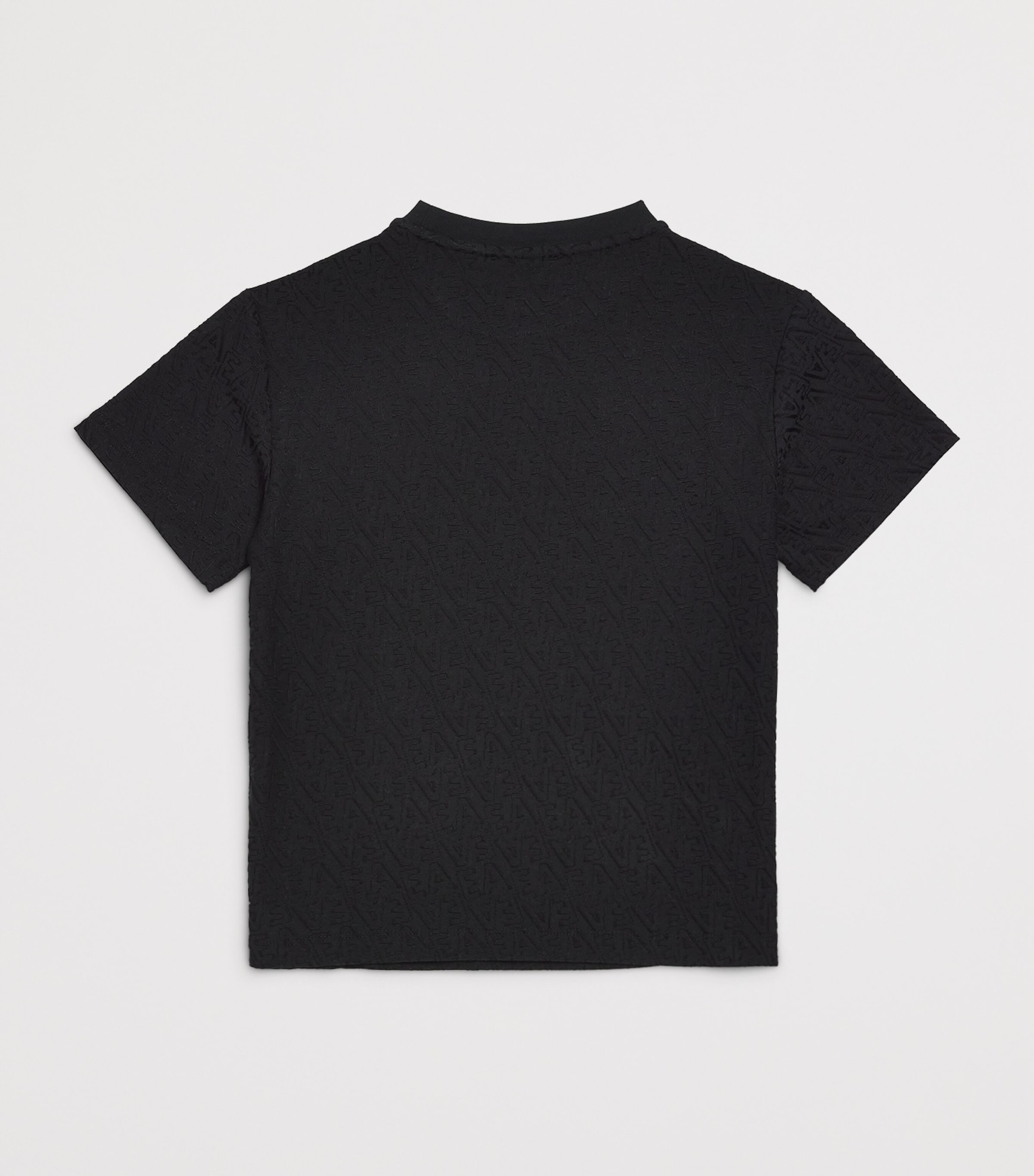 Jacquard Logo T-Shirt (4-16 Years) ICONICO 0920 BLU NAV Image 2