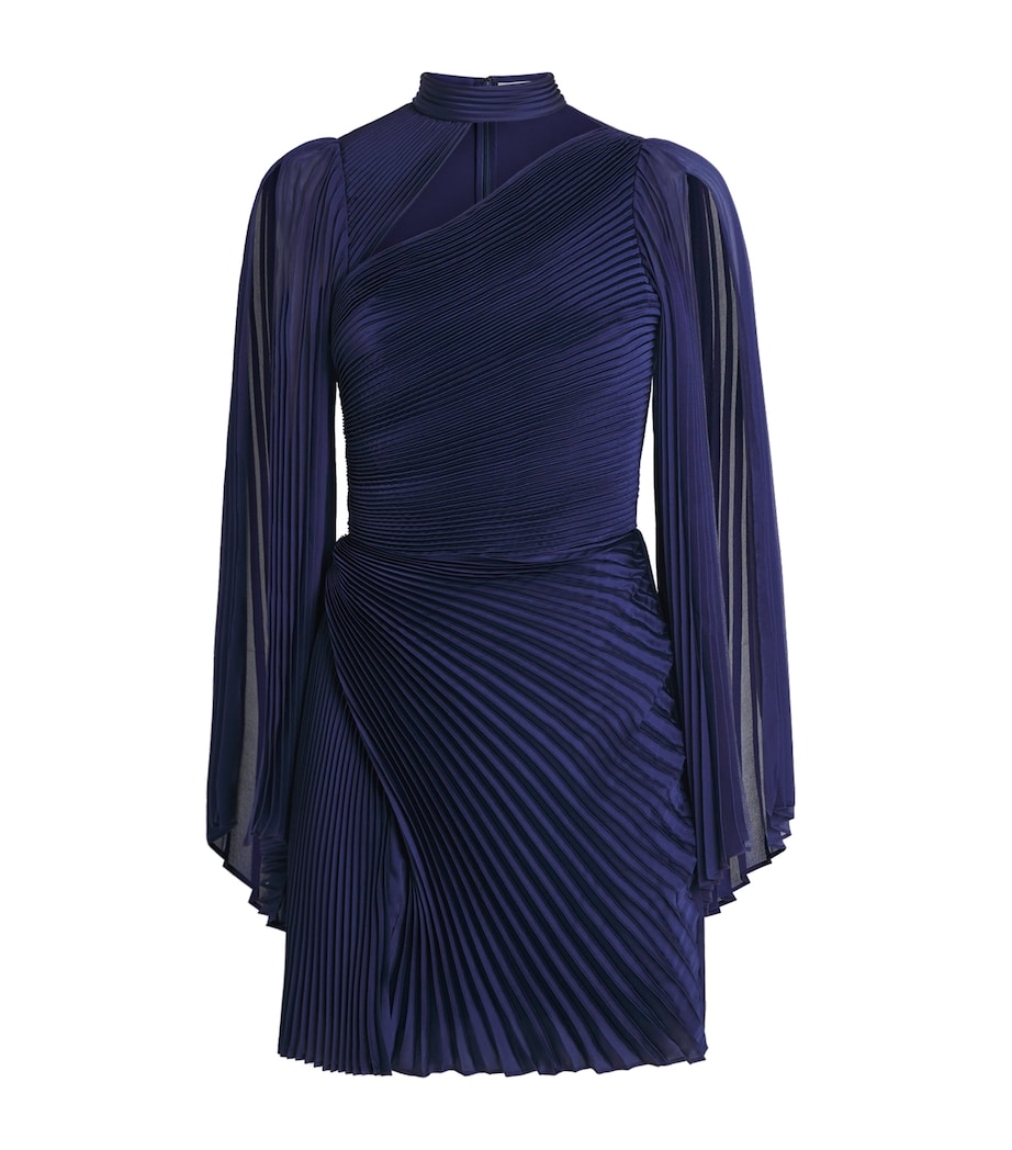 Pleated Aurelie Mini Dress B401 MIDNIGHT BLUE Image 1